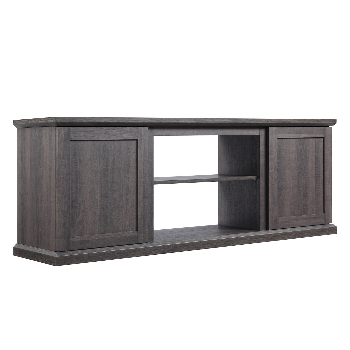 Franklin Modern Farmhouse 60" TV Stand in Brown TVFP3-BR