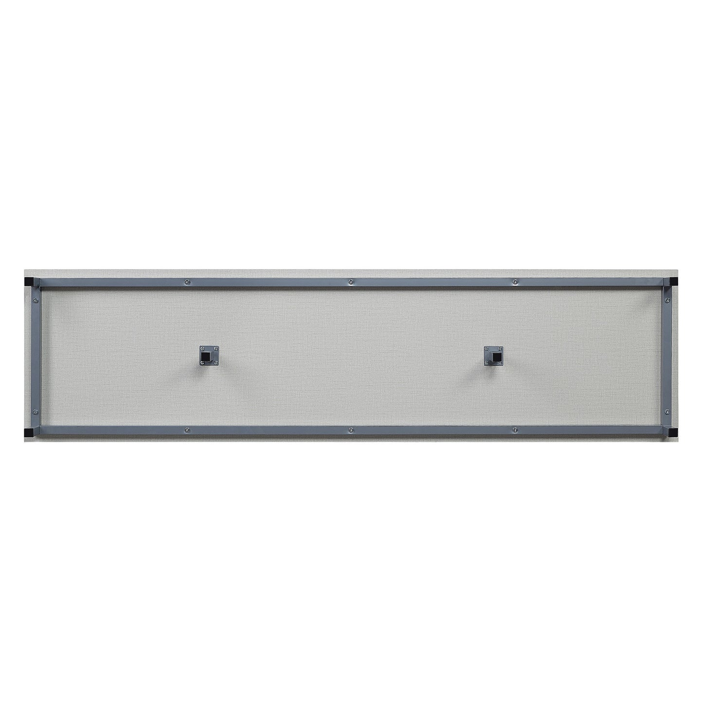 Manhattan Comfort Brighton 60" TV Stand with Glass Shelves and Media Wire Management in Beige TVFP4-BG