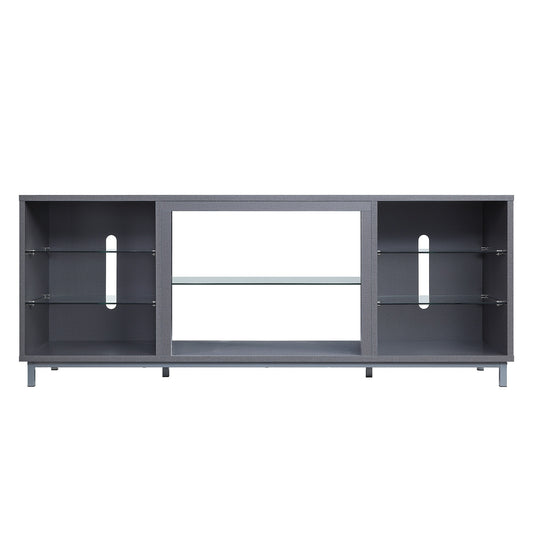 Brighton Modern 60" TV Stand in Gray TVFP4-GY