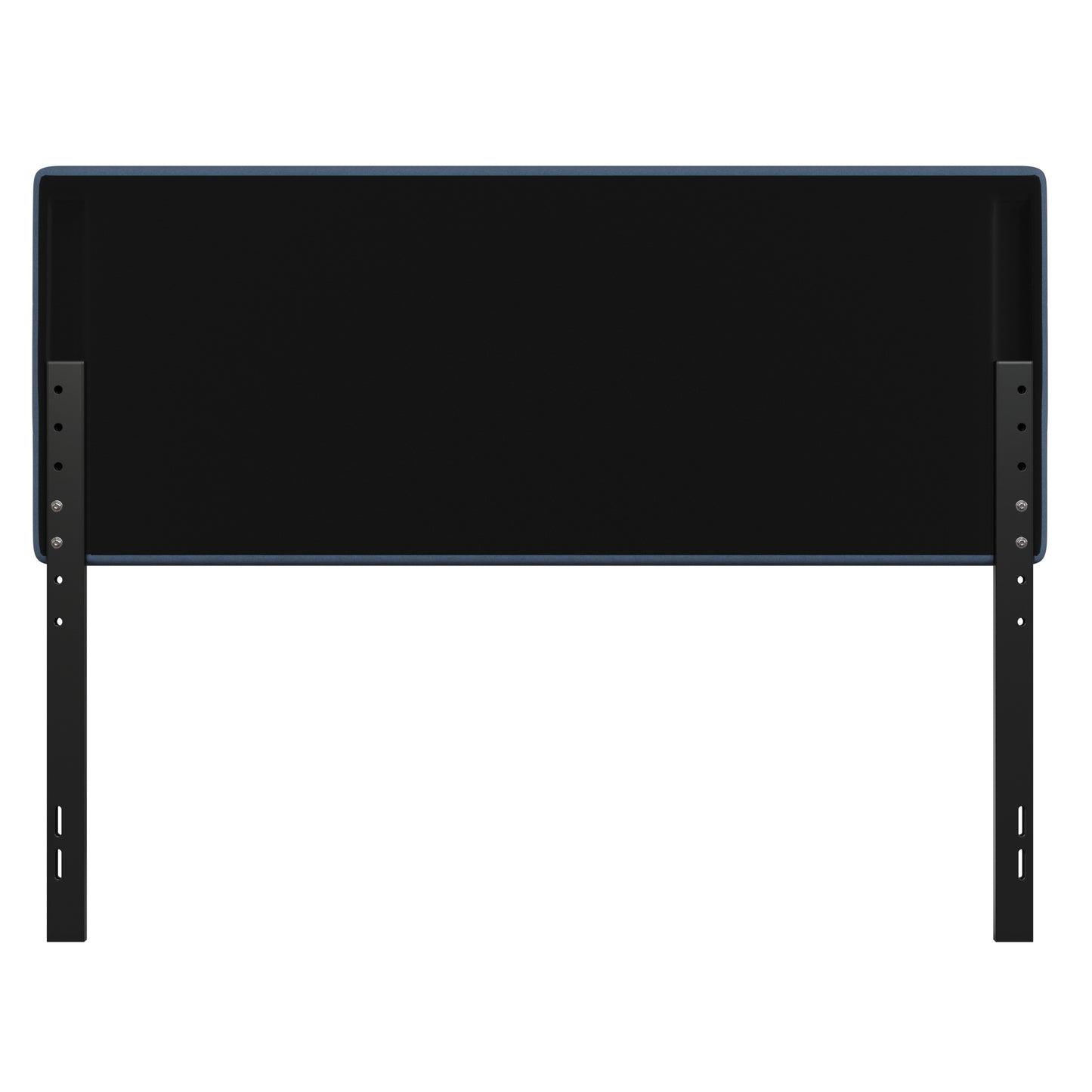 Paxton Queen Channel Stitched Fabric Upholstered Headboard, Adjustable Height from 44.5" to 57.25" - Blue Blue