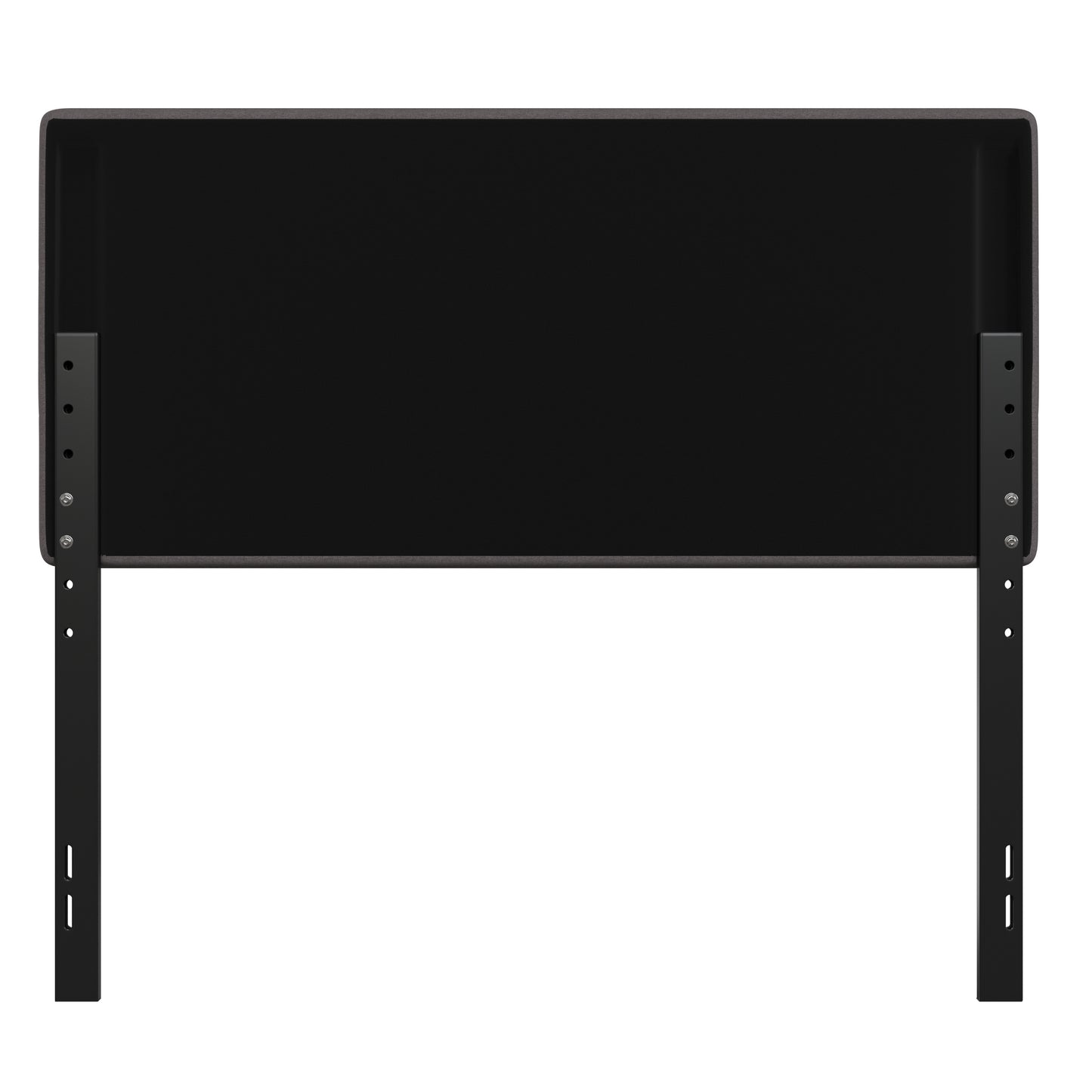 Paxton Full Channel Stitched Fabric Upholstered Headboard, Adjustable Height from 44.5" to 57.25" - Gray Gray
