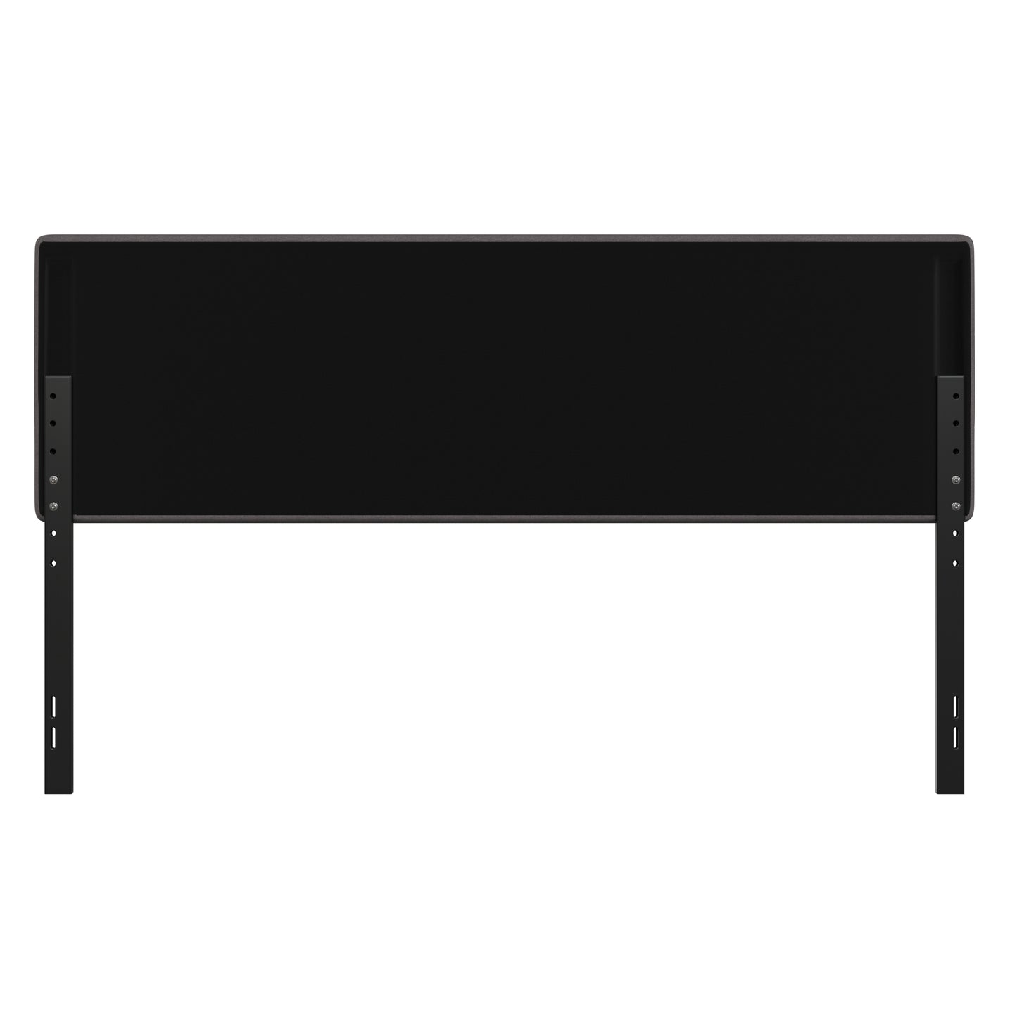 Paxton King Channel Stitched Fabric Upholstered Headboard, Adjustable Height from 44.5" to 57.25" - Gray Gray