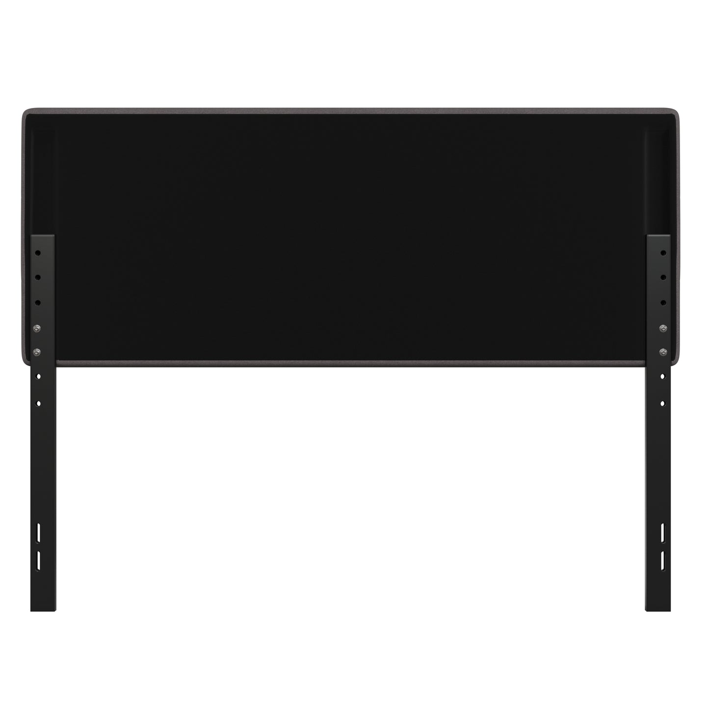 Paxton Queen Channel Stitched Fabric Upholstered Headboard, Adjustable Height from 44.5" to 57.25" - Gray Gray