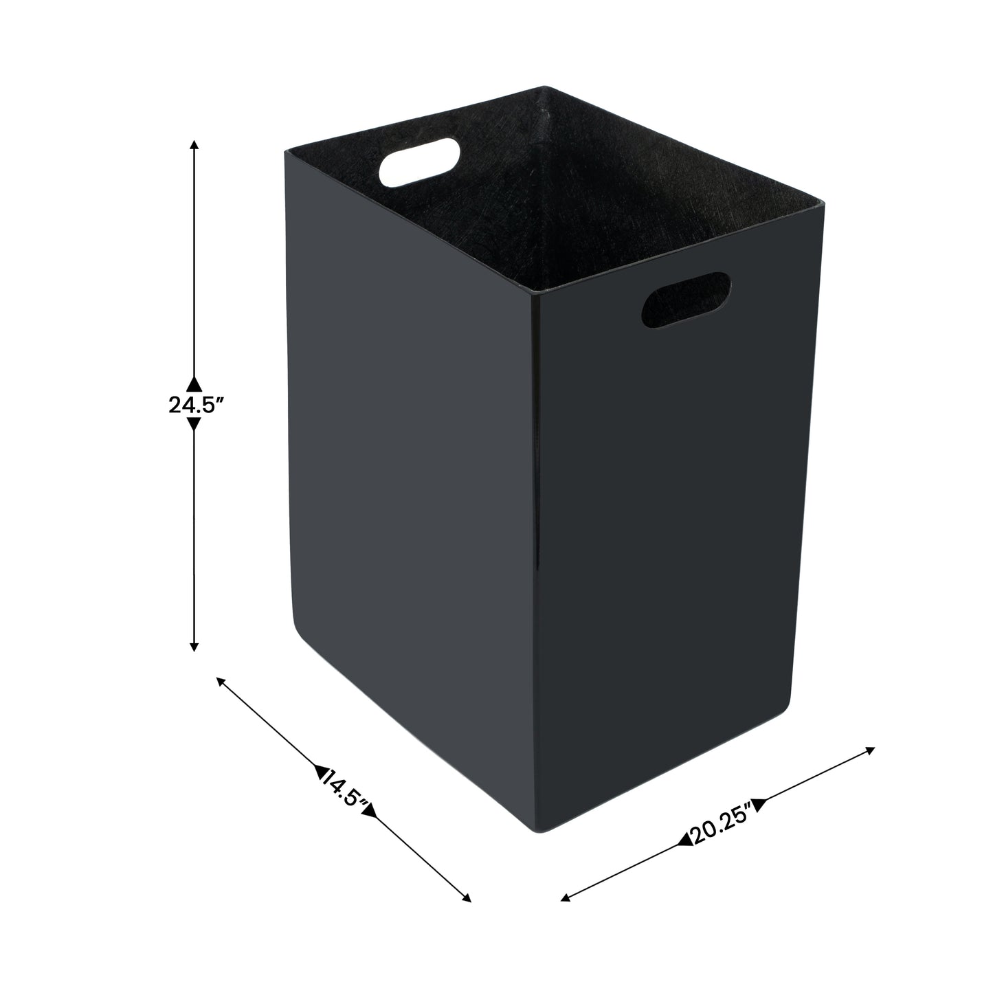 Brooks 31.4 Gallon Indoor-Outdoor Steel Trash Can with Locking Access Door and Removable Inner Fiberglass Bin, Brown/Silver Brown