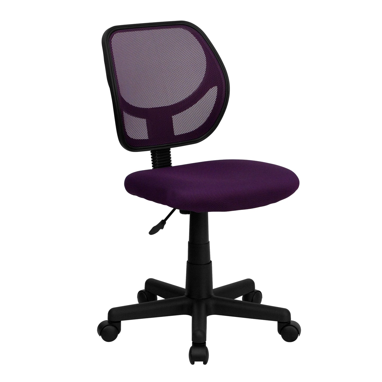 Neri Low Back Purple Mesh Swivel Task Office Chair Purple WA-3074-PUR-GG
