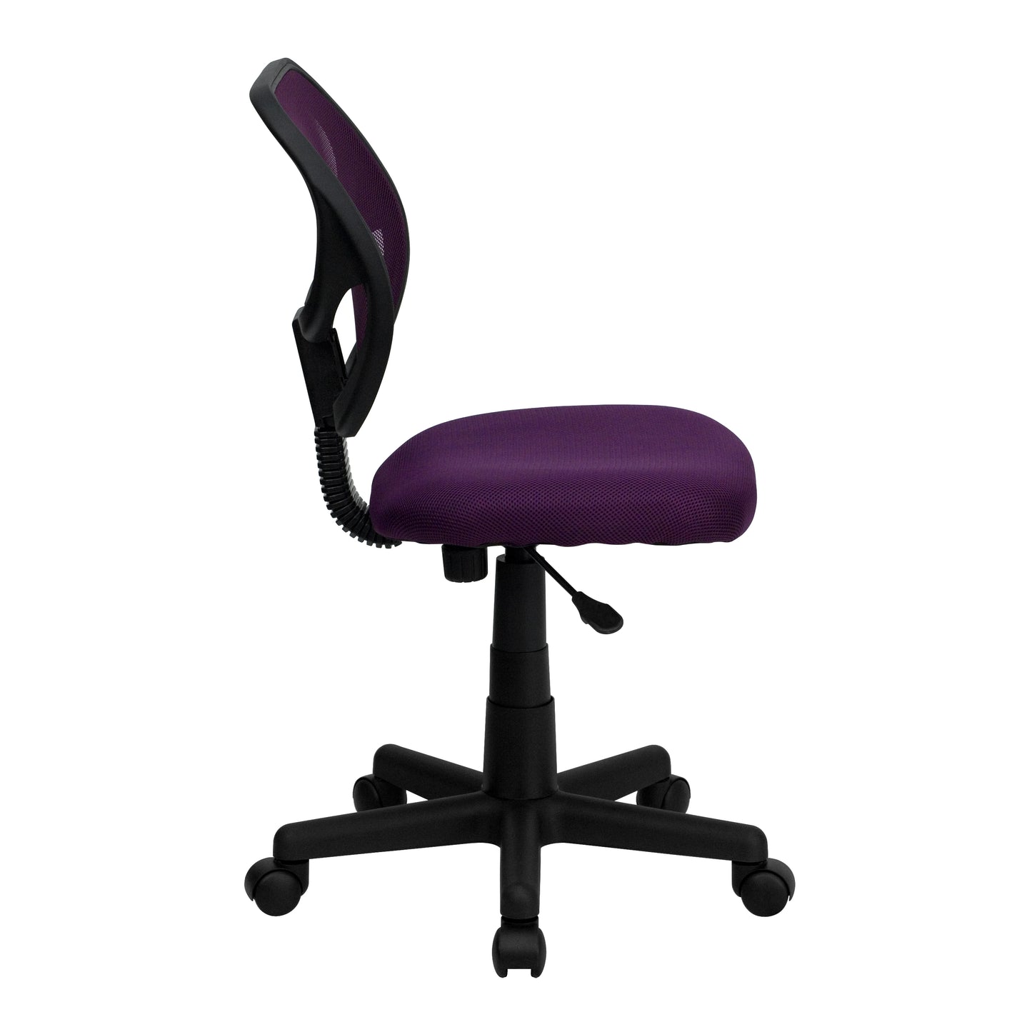 Neri Low Back Purple Mesh Swivel Task Office Chair Purple WA-3074-PUR-GG