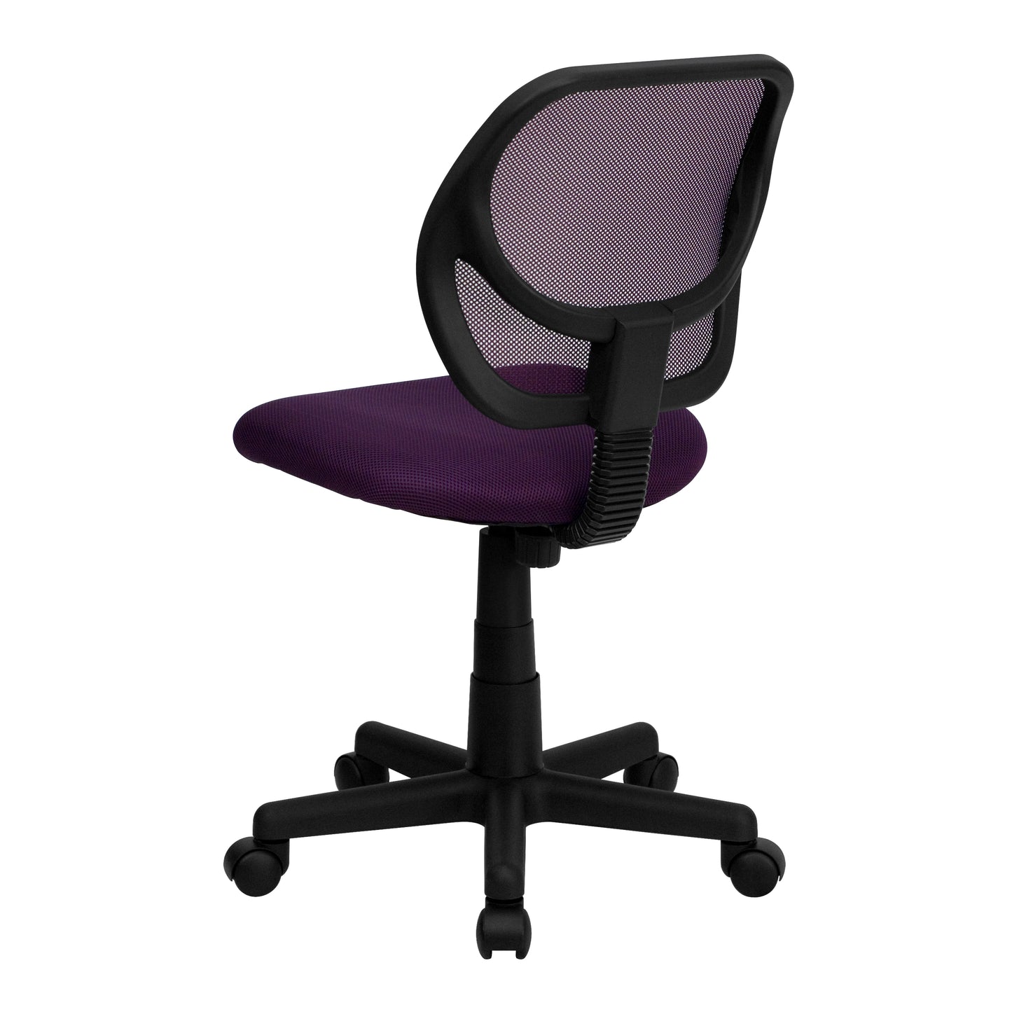 Neri Low Back Purple Mesh Swivel Task Office Chair Purple WA-3074-PUR-GG