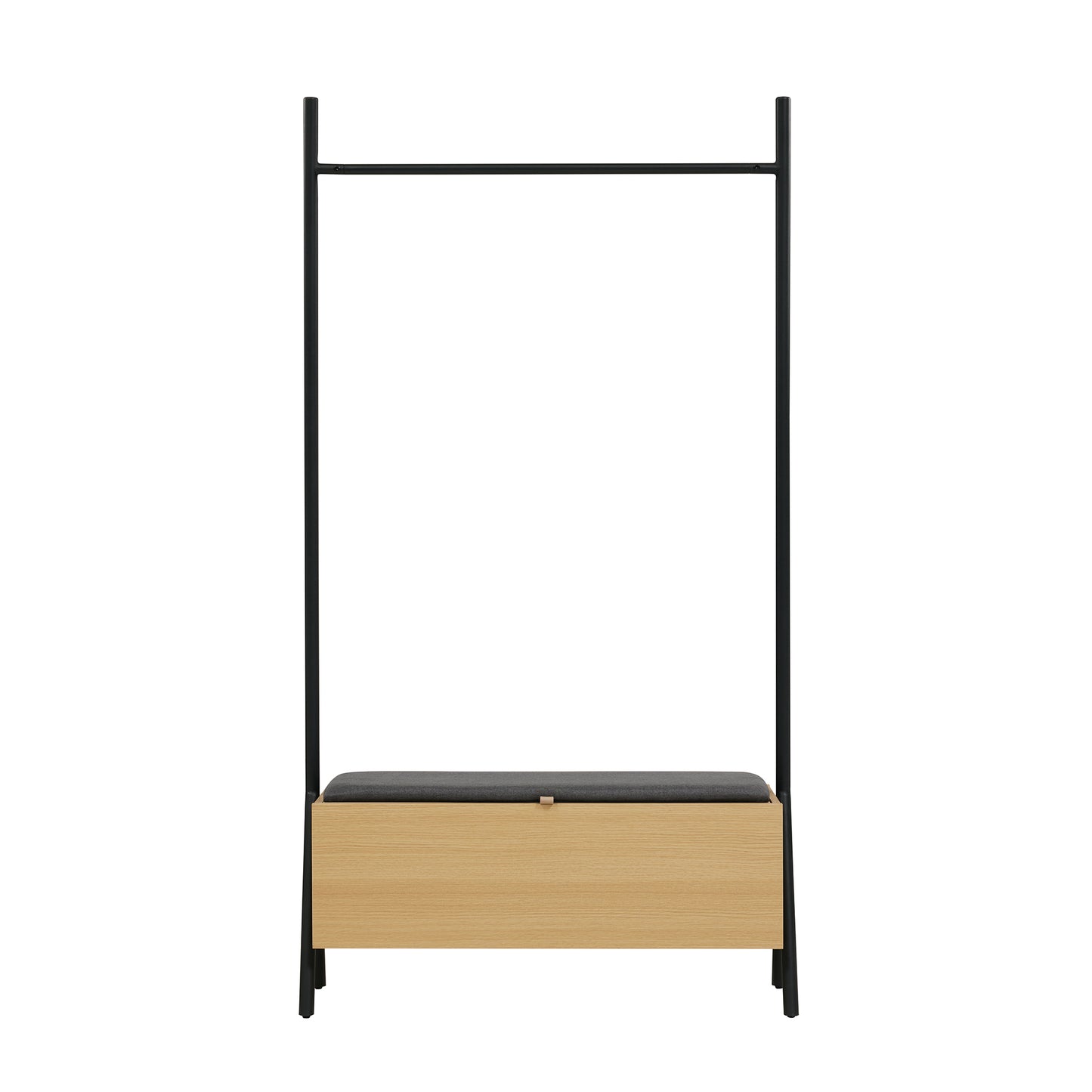 Paloma Modern 38" Open Hanging Closet in Light Oak WC004-NA
