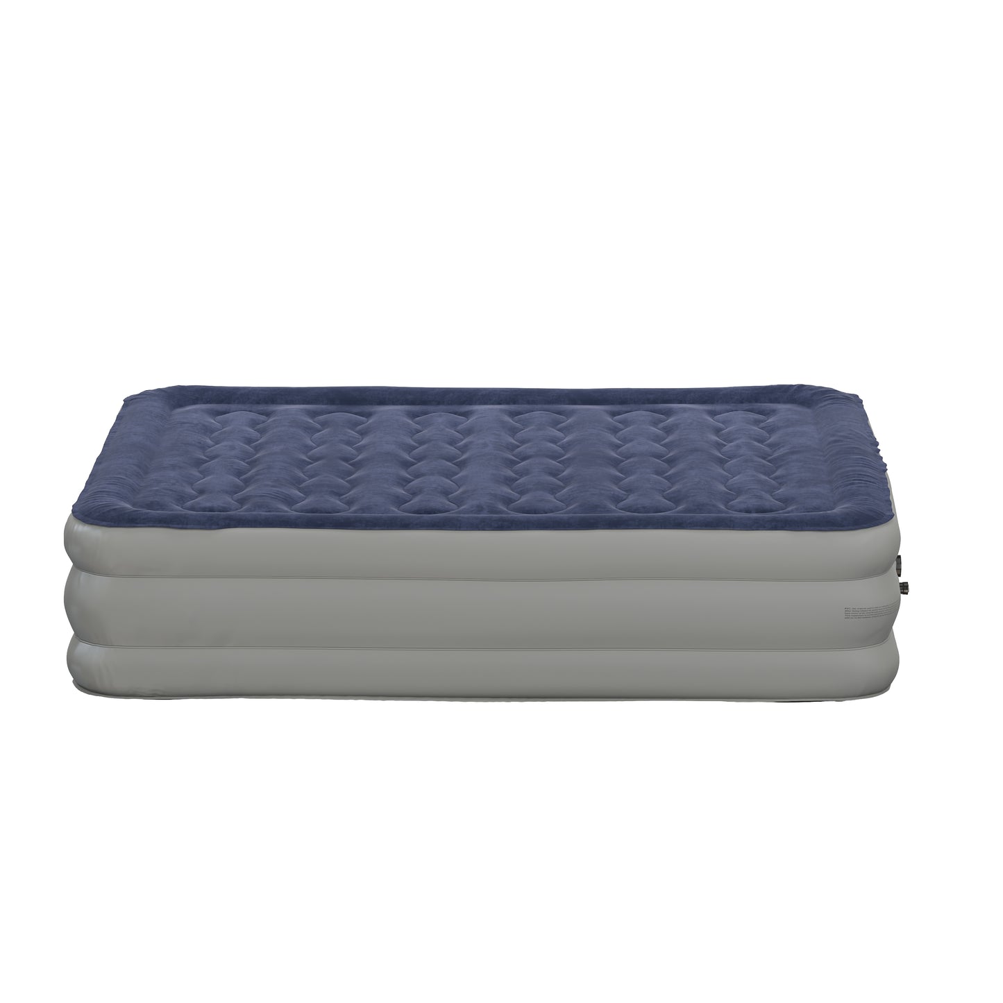 Kellos 18 inch Air Mattress with ETL Certified Internal Electric Pump and Carrying Case - Queen Blue