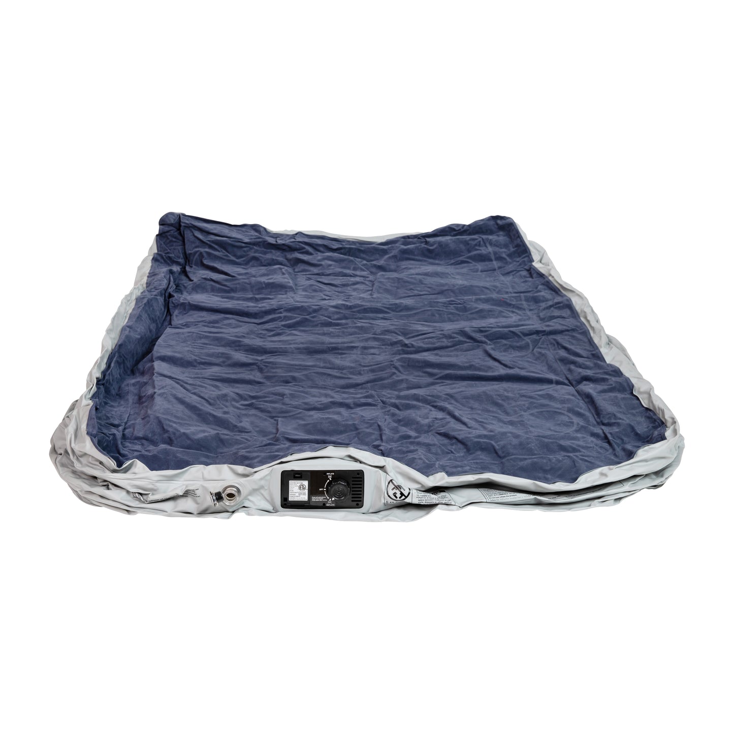 Kellos 18 inch Air Mattress with ETL Certified Internal Electric Pump and Carrying Case - Queen Blue
