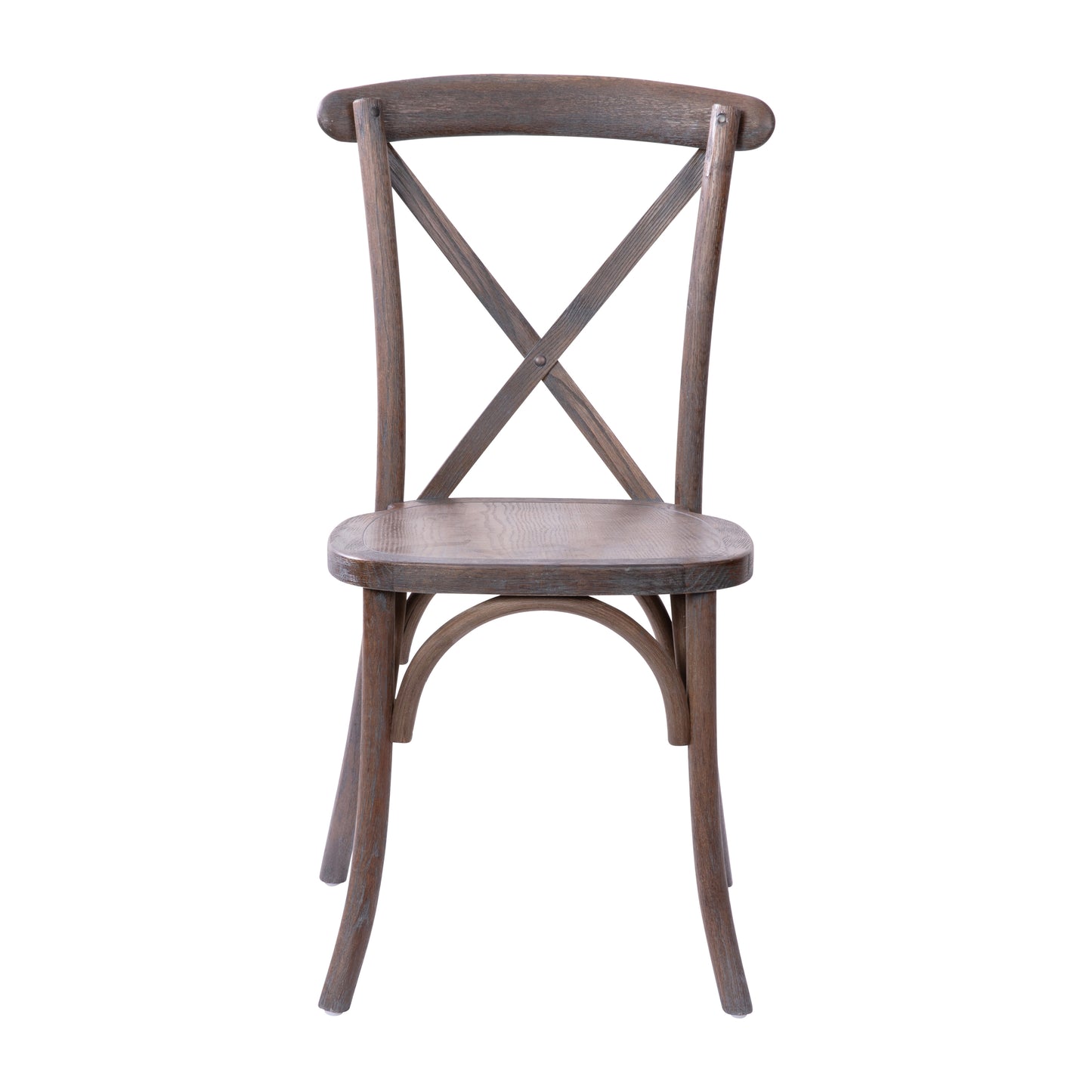 Advantage Gray Wash Dark Driftwood X-Back Chair Dark Driftwood