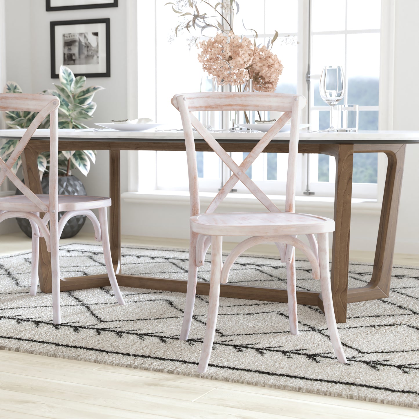 Advantage Lime Wash X-Back Chair Lime Wash