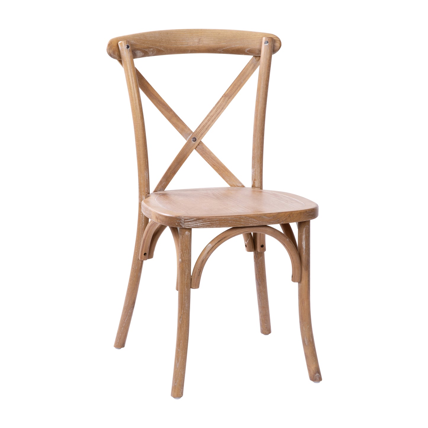 Advantage Medium With White Grain X-Back Chair Medium White Grain