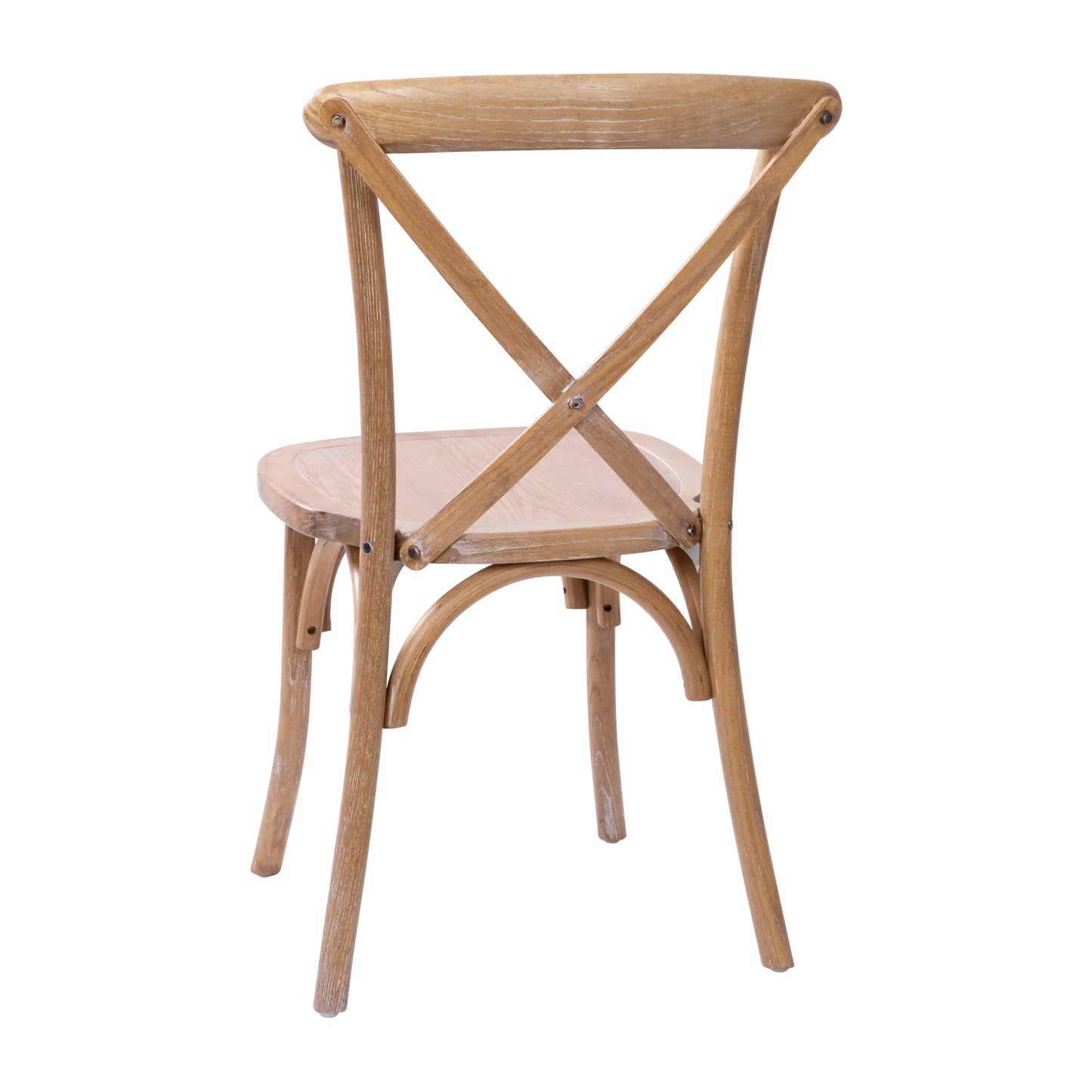 Advantage Medium With White Grain X-Back Chair Medium White Grain