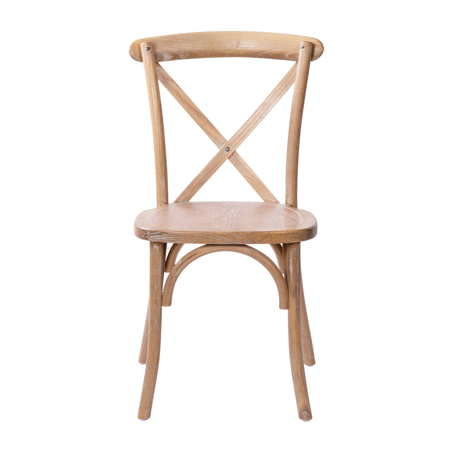 Advantage Medium With White Grain X-Back Chair Medium White Grain