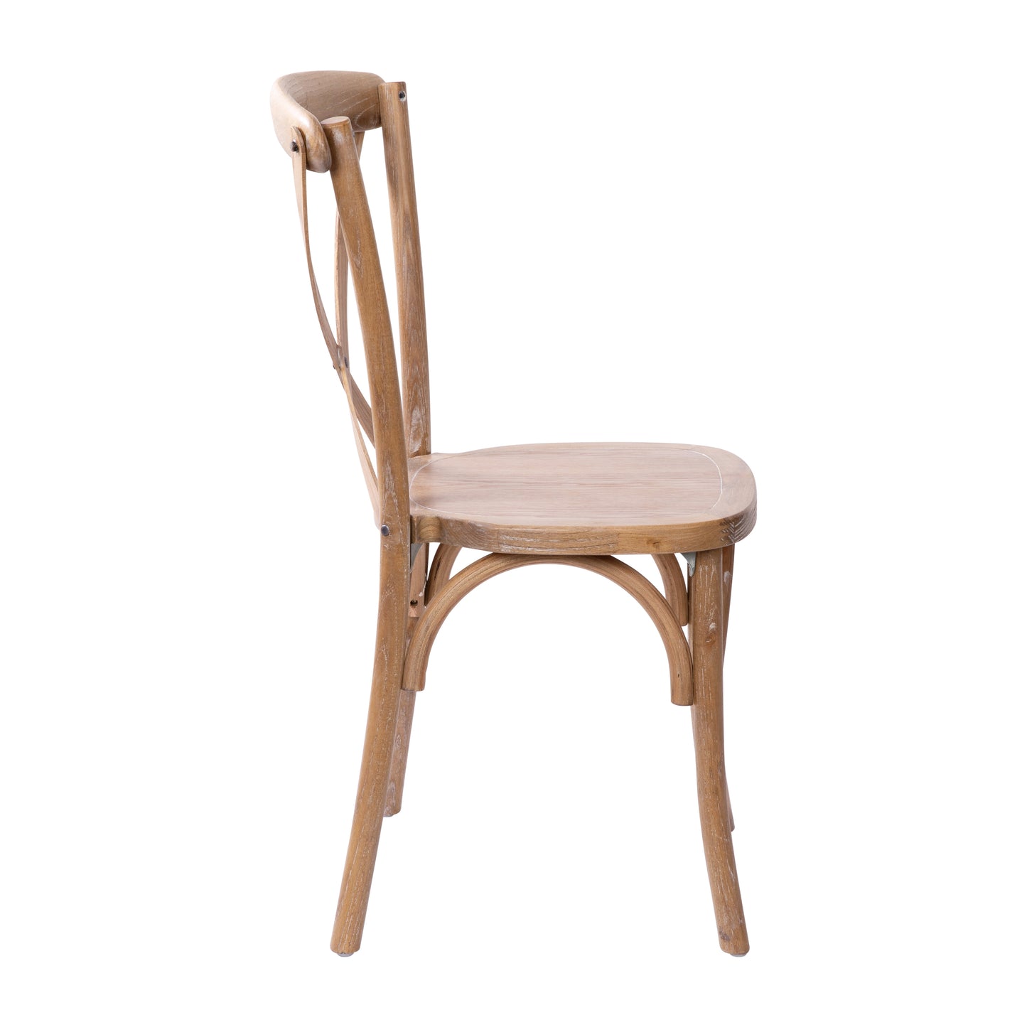 Advantage Medium With White Grain X-Back Chair Medium White Grain