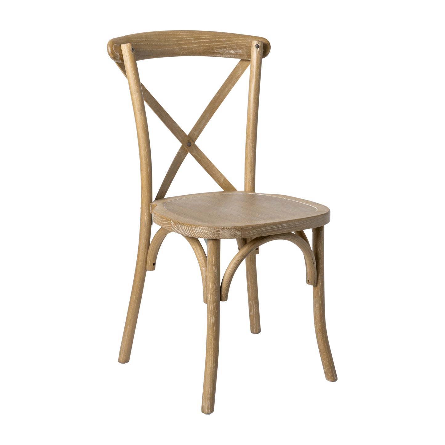 Advantage Medium Natural With White Grain X-Back Chair Medium Natural White Grain X-BACK-MOWG