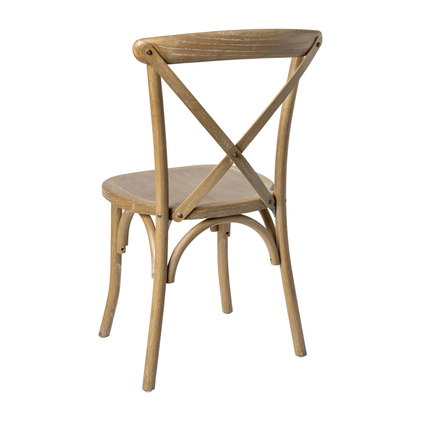 Advantage Medium Natural With White Grain X-Back Chair Medium Natural White Grain X-BACK-MOWG