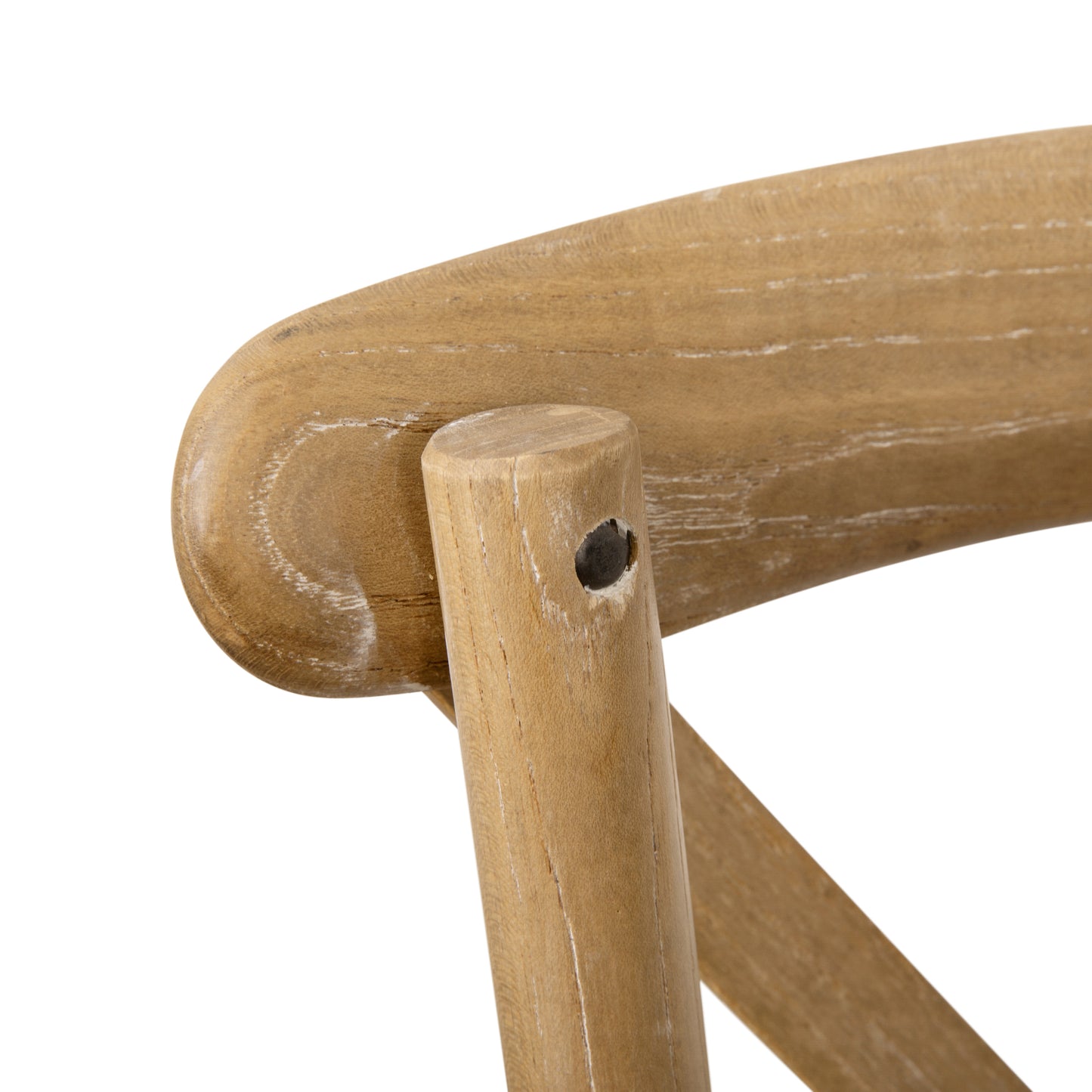 Advantage Medium Natural With White Grain X-Back Chair Medium Natural White Grain X-BACK-MOWG