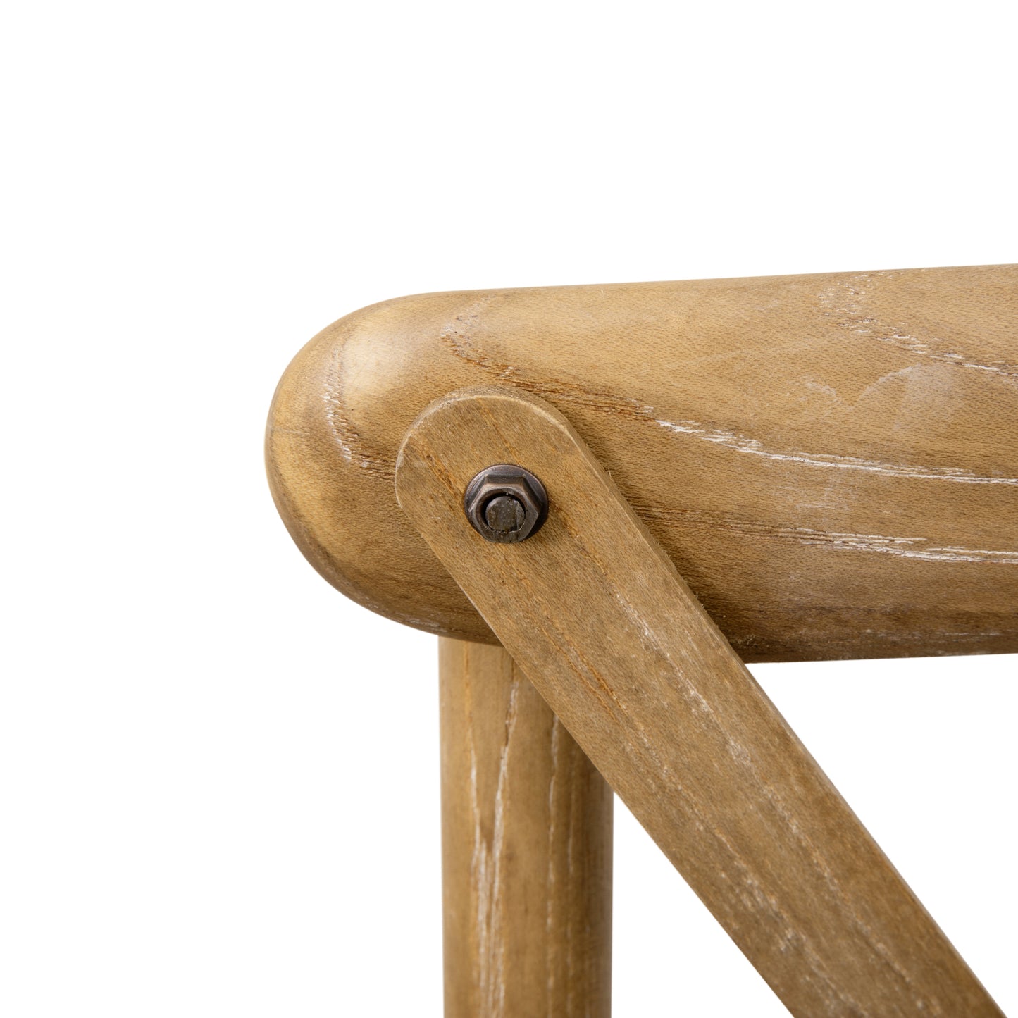 Advantage Medium Natural With White Grain X-Back Chair Medium Natural White Grain X-BACK-MOWG