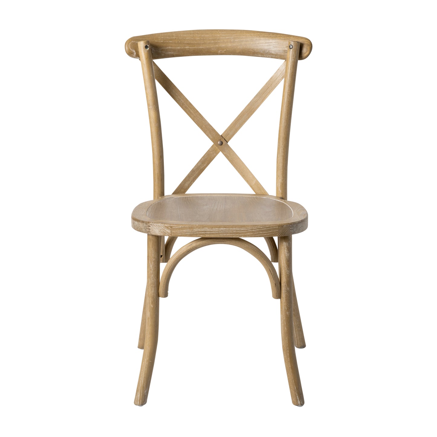Advantage Medium Natural With White Grain X-Back Chair Medium Natural White Grain X-BACK-MOWG