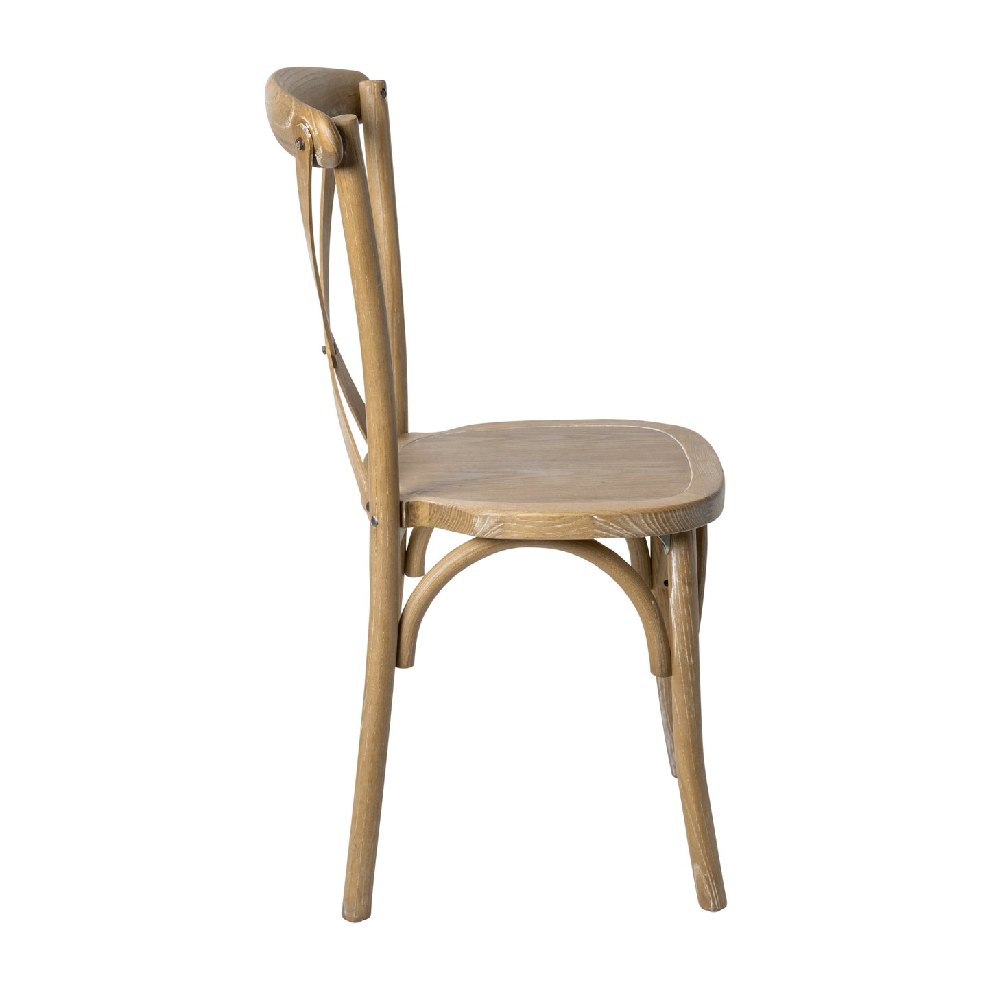 Advantage Medium Natural With White Grain X-Back Chair Medium Natural White Grain X-BACK-MOWG