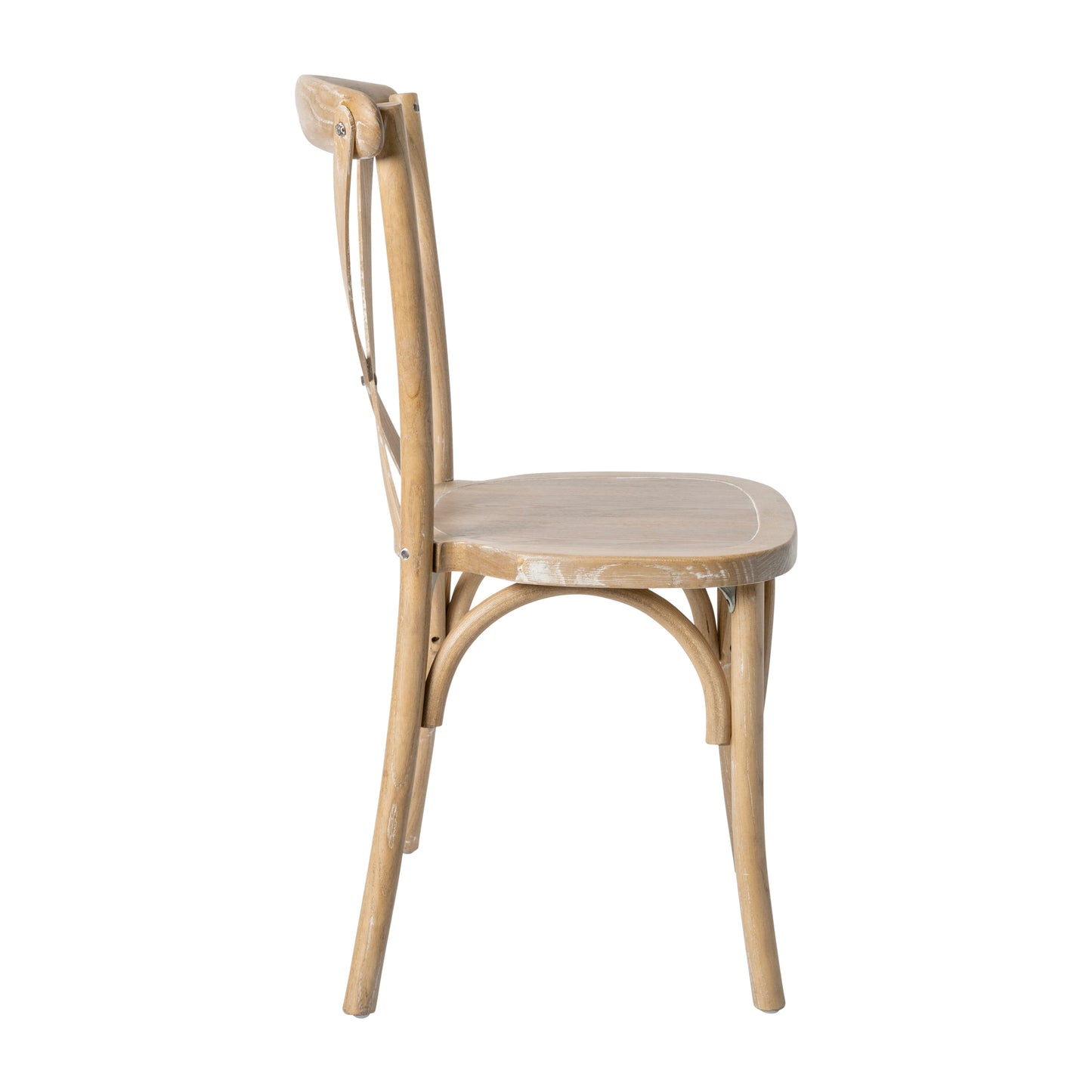 Advantage Natural With White Grain X-Back Chair Natural White Grain