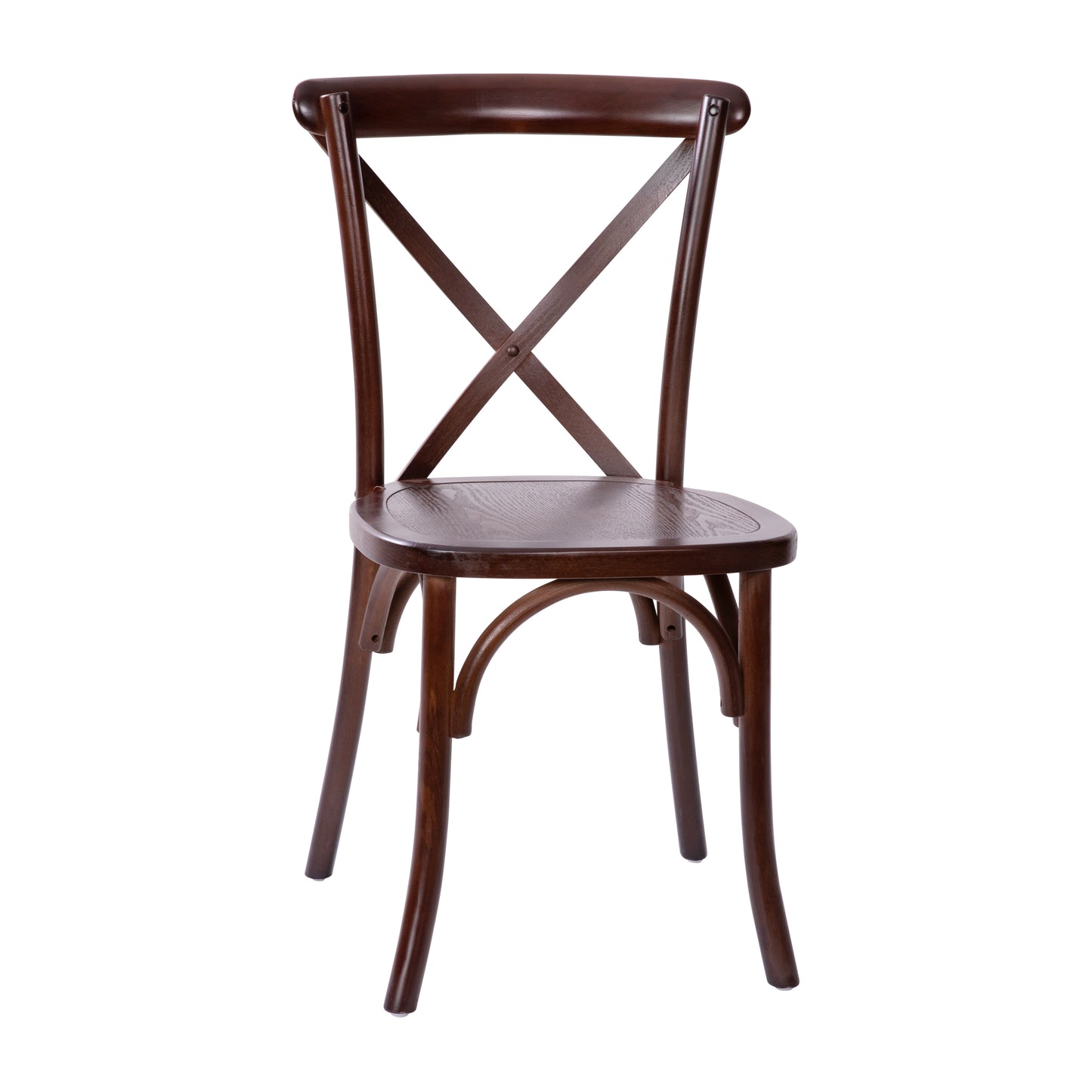 Advantage Walnut X-Back Chair Walnut