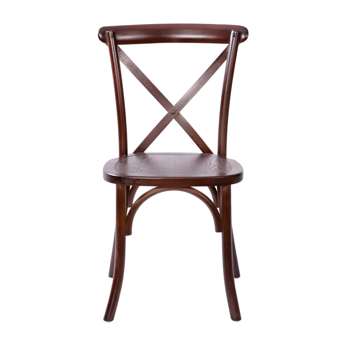 Advantage Walnut X-Back Chair Walnut
