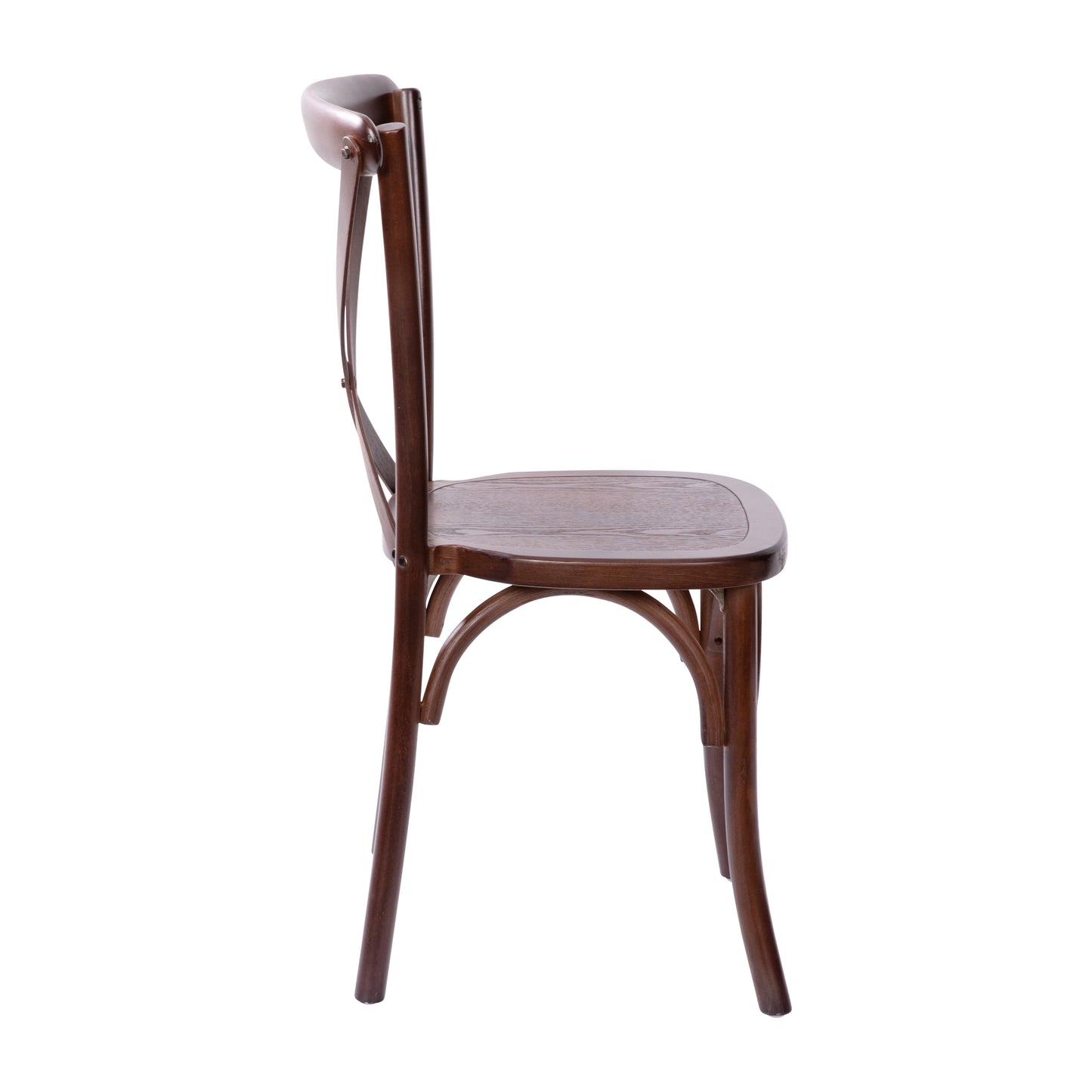 Advantage Walnut X-Back Chair Walnut