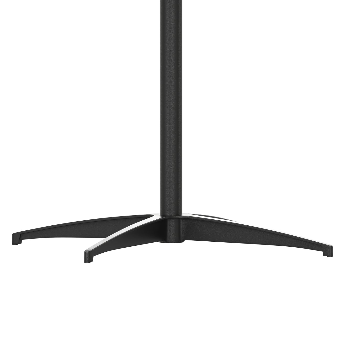 Lars 30'' Round Wood Cocktail Table with 30'' and 42'' Columns, Black Black