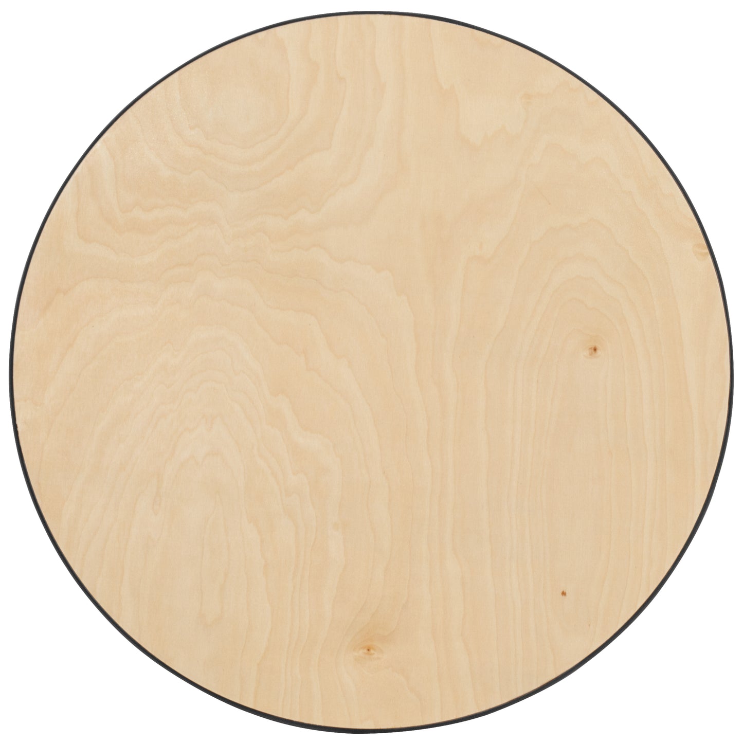 Lars 36'' Round Wood Cocktail Table with 30'' and 42'' Columns Natural