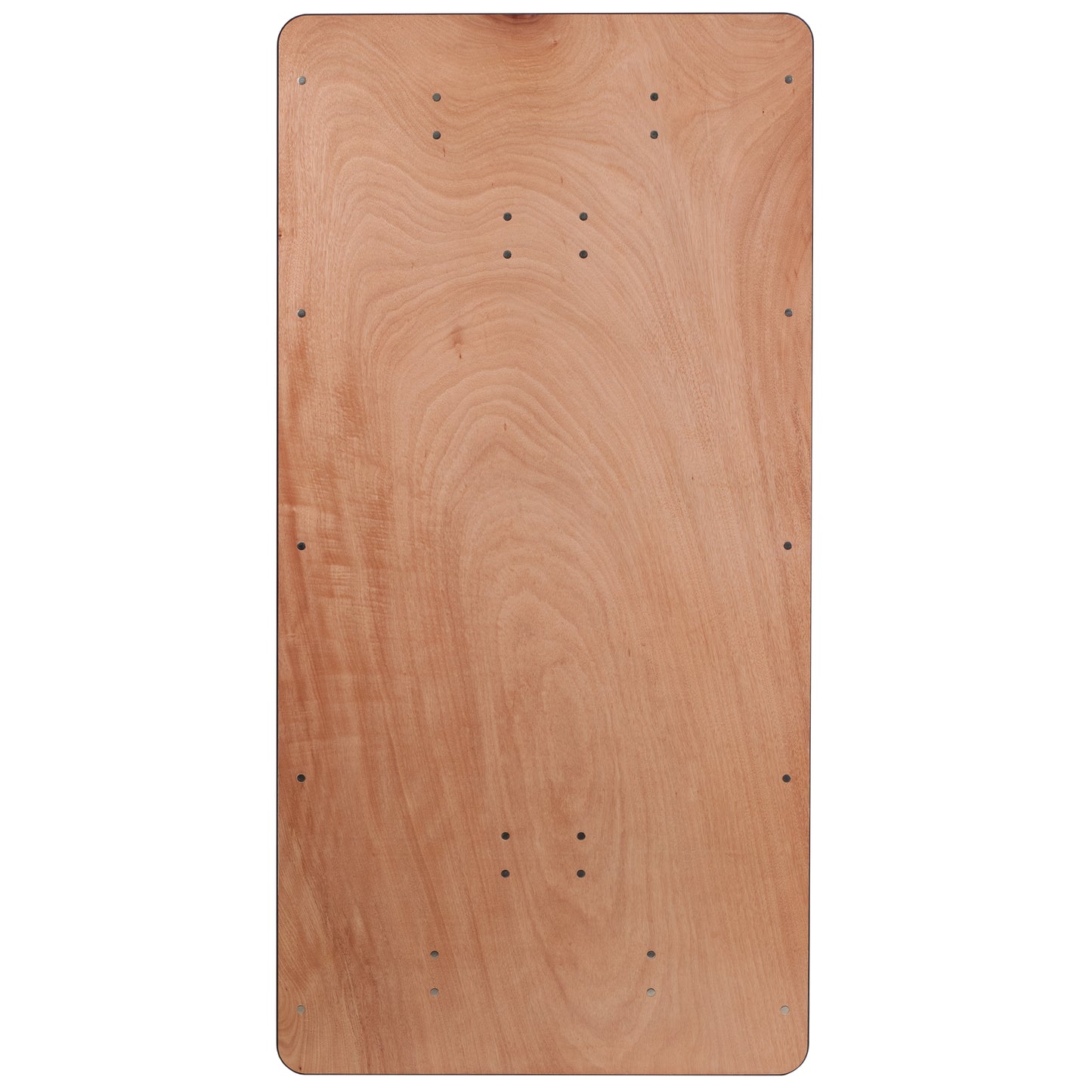 Fielder 6-Foot Rectangular Wood Folding Banquet Table with Clear Coated Finished Top Natural XA-3672-P-GG