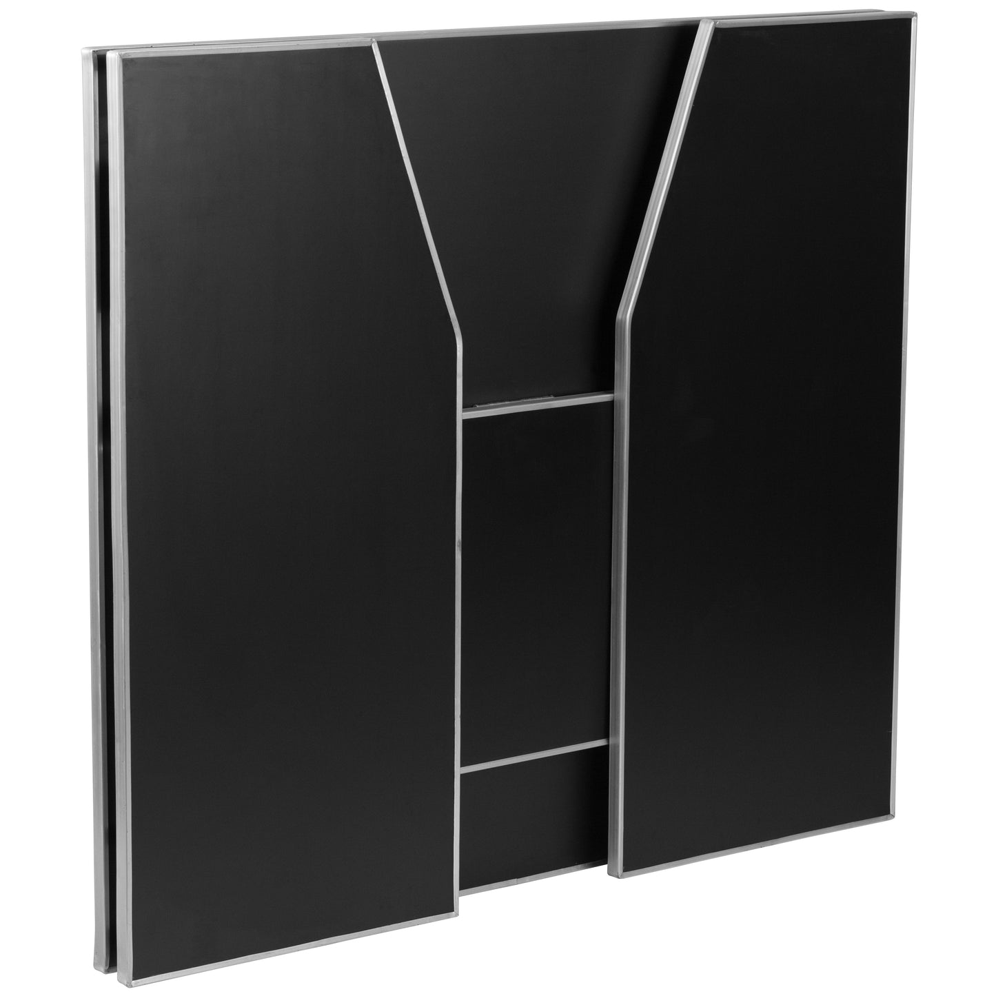 Amara 4' Black Laminate Foldable Bar - Portable Event Bar Black