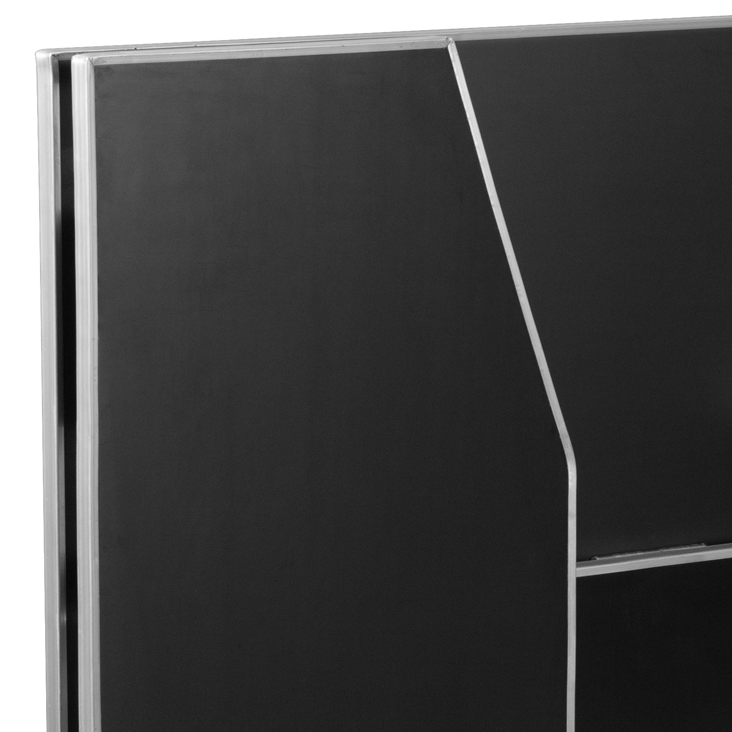 Amara 4' Black Laminate Foldable Bar - Portable Event Bar Black