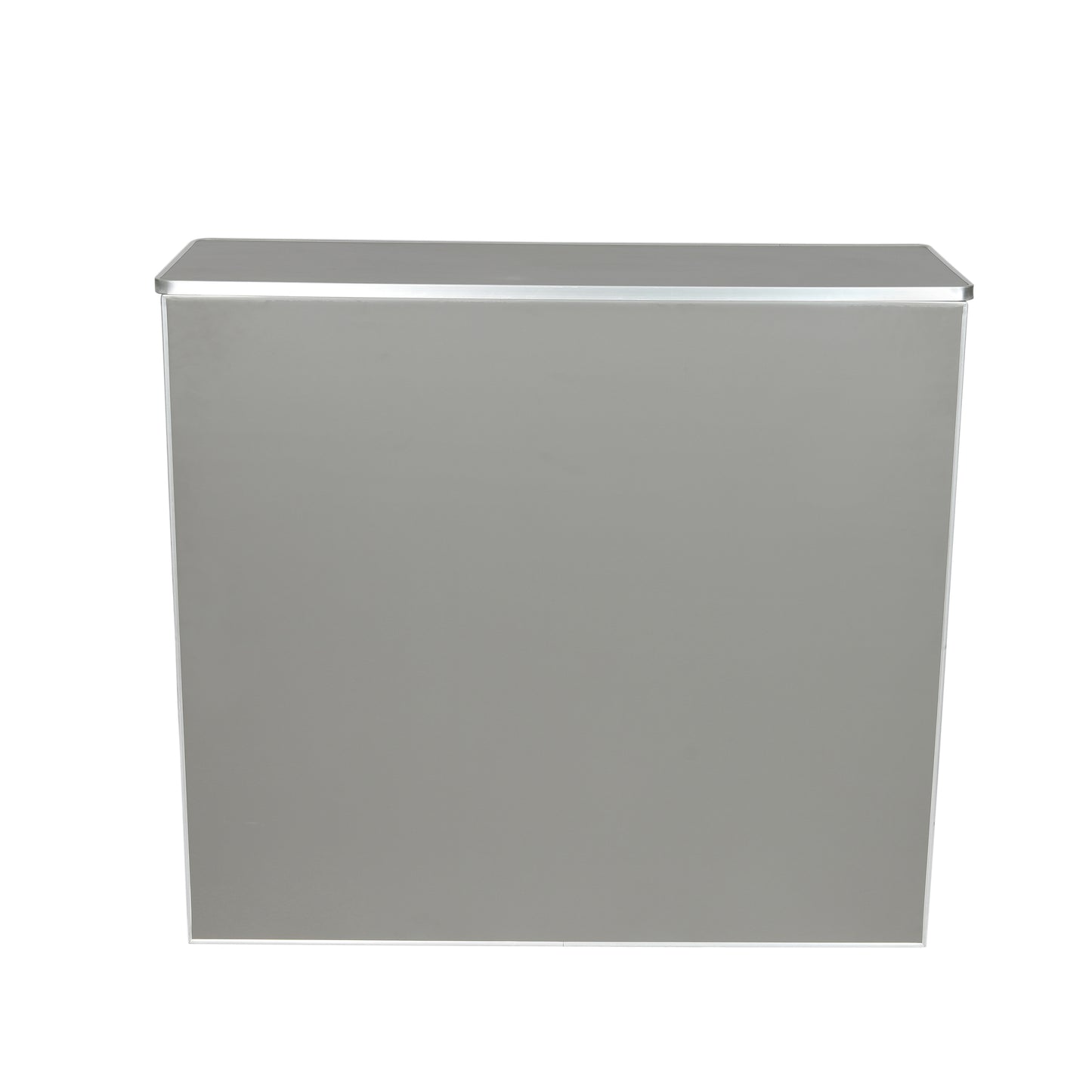 Amara 4' Slate Gray Laminate Foldable Bar - Portable Event Bar Gray XA-BAR-48-GY-GG