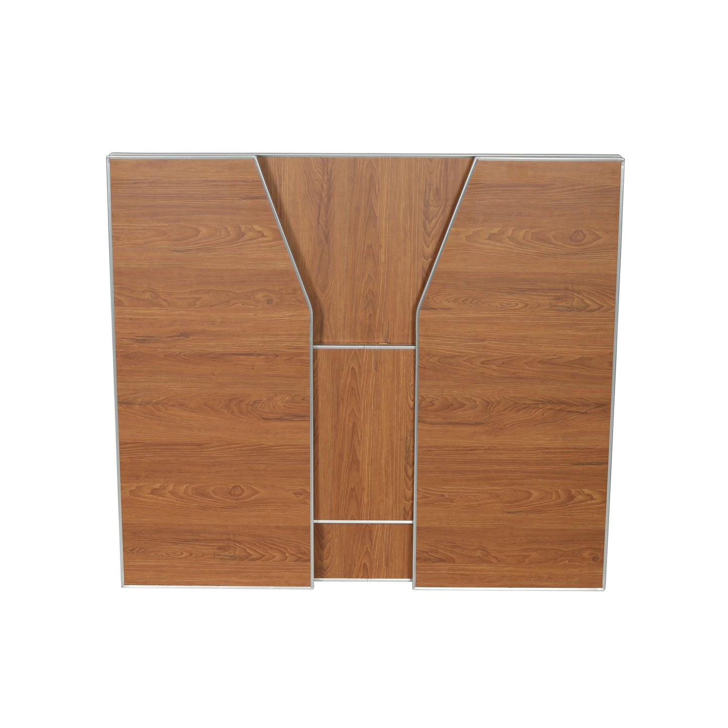 Amara 4' Maple Woodgrain Laminate Foldable Bar - Portable Event Bar Maple Woodgrain