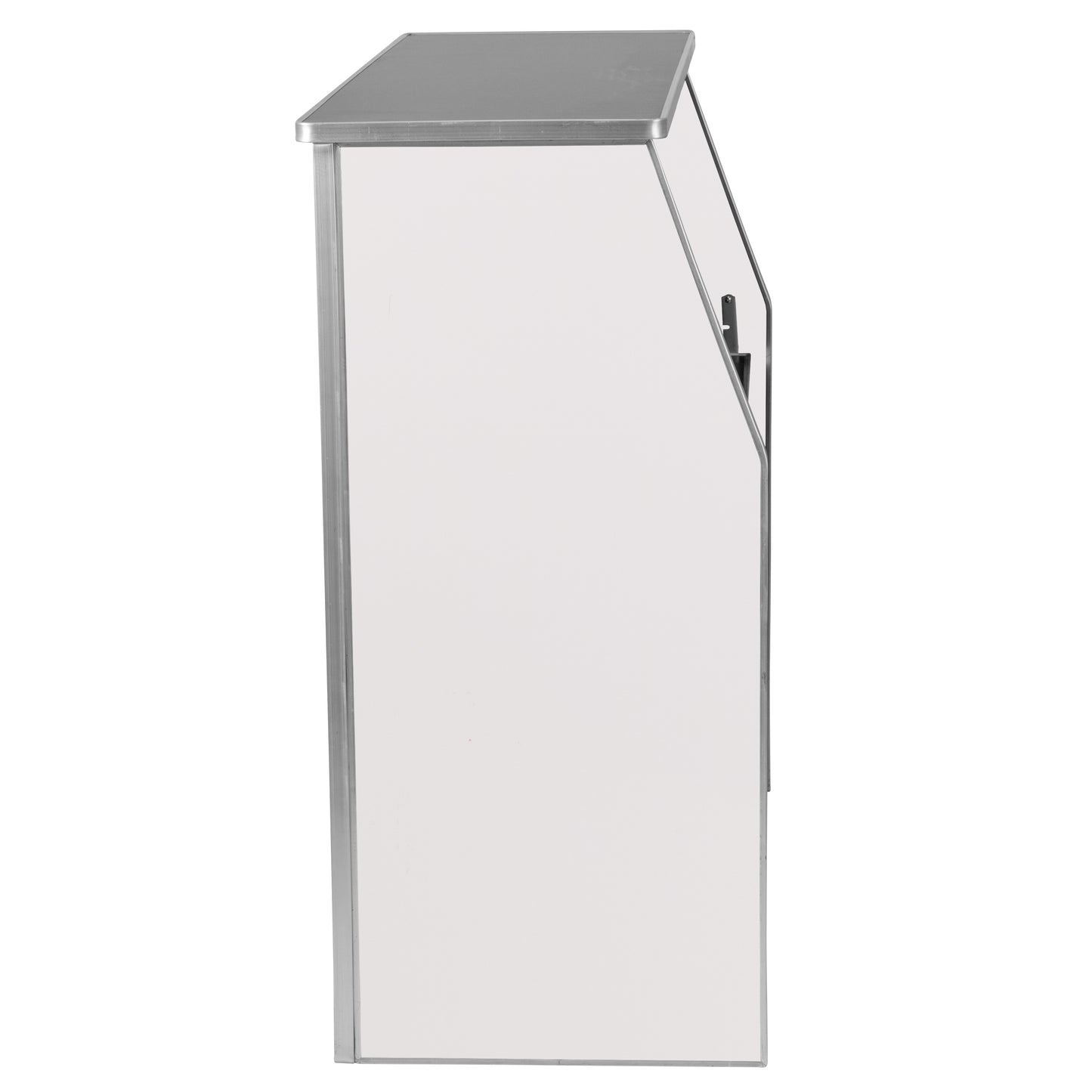Amara 4' White Laminate Foldable Bar - Portable Event Bar White XA-BAR-48-WH-GG