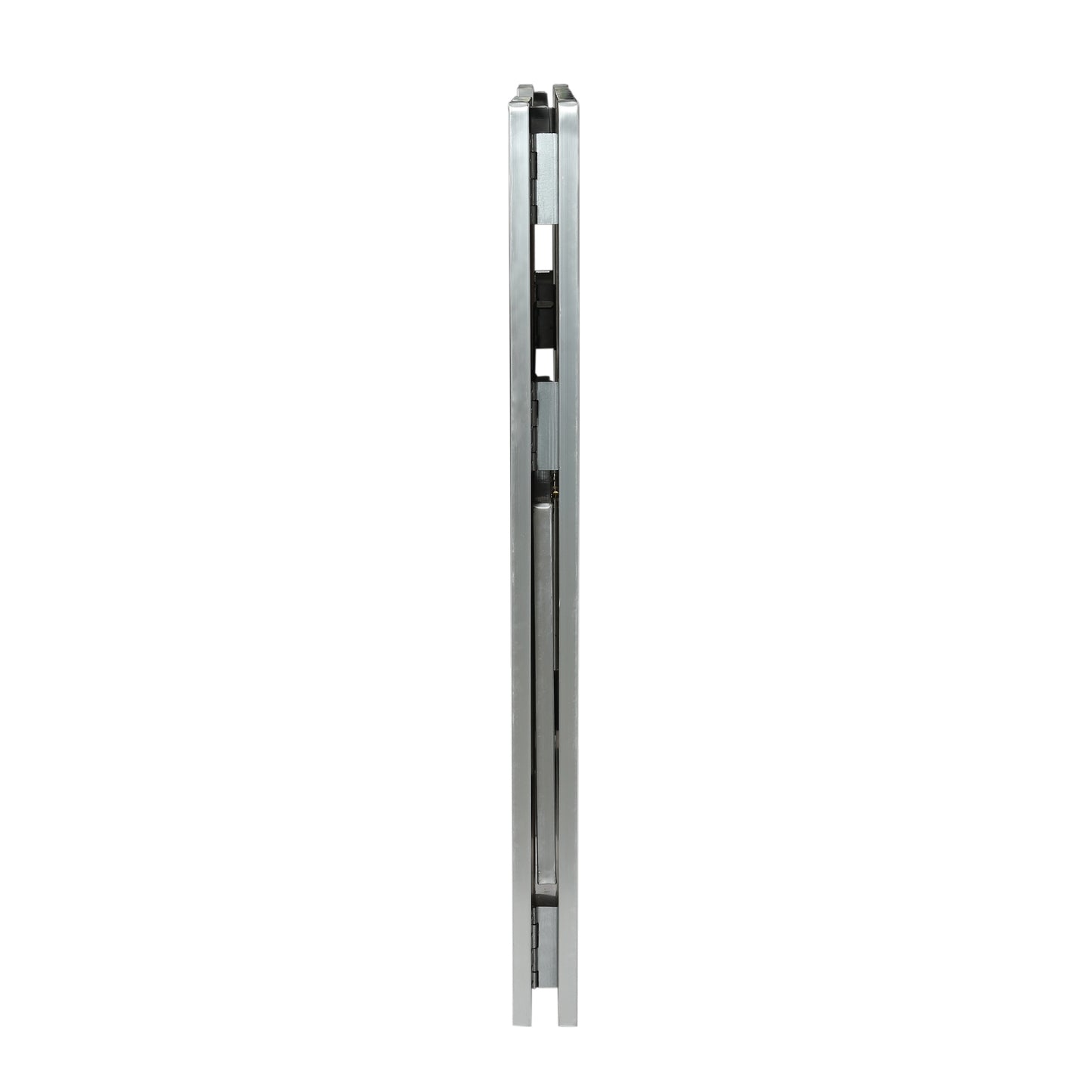 Amara 4' Walnut Woodgrain Laminate Foldable Bar - Portable Event Bar Walnut Woodgrain