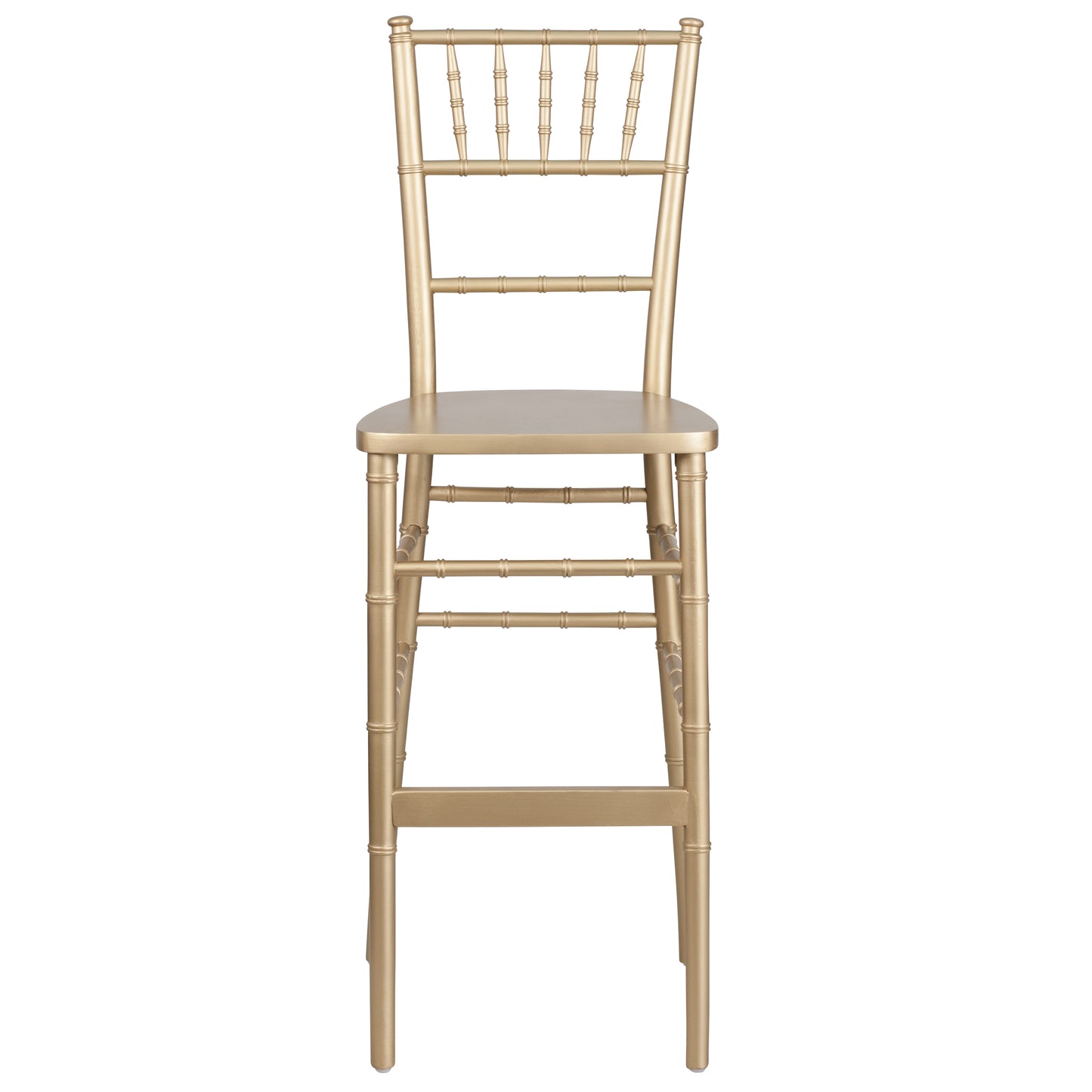 HERCULES Series Gold Wood Chiavari Barstool Gold