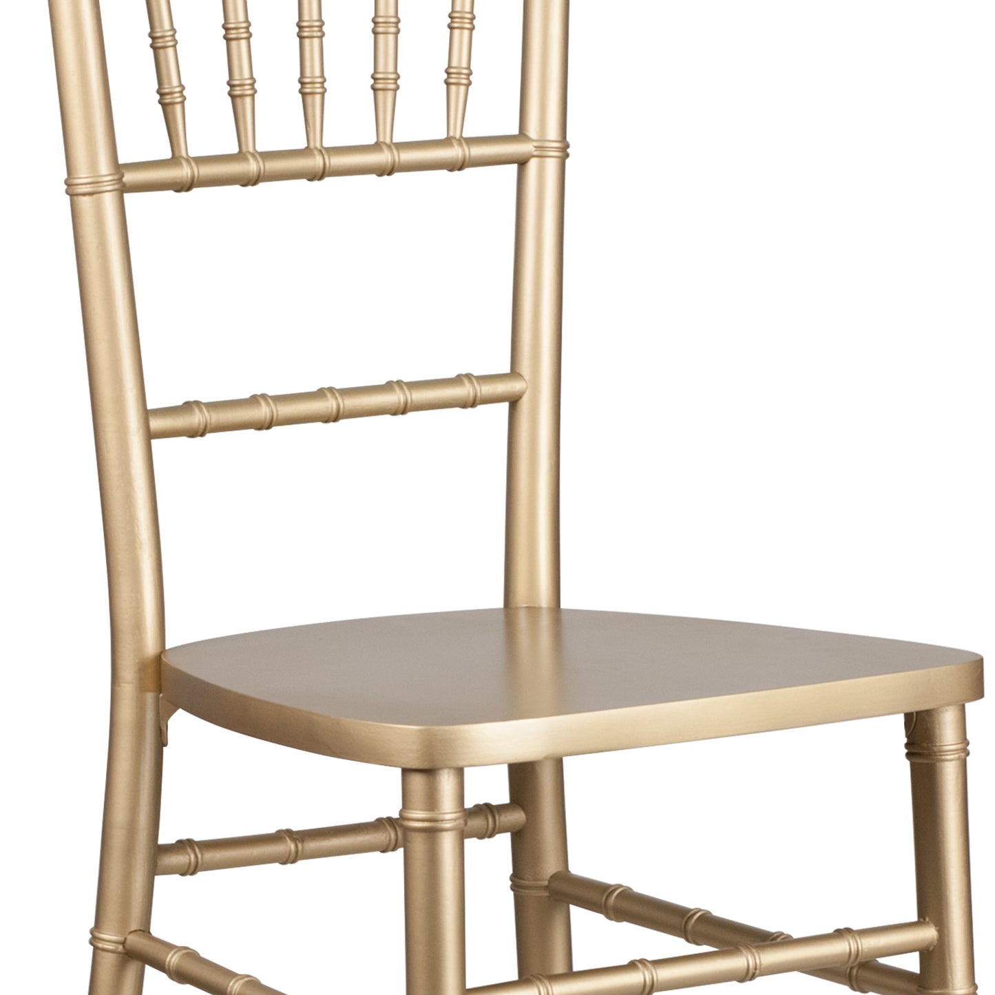 HERCULES Series Gold Wood Chiavari Barstool Gold