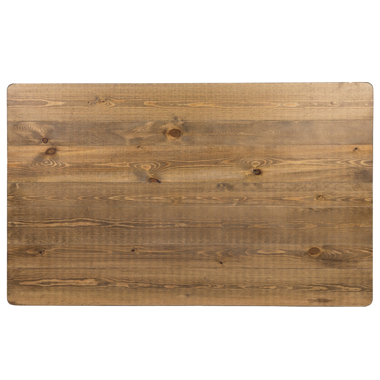 HERCULES 60" x 38" Rectangular Antique Rustic Solid Pine Farm Dining Table Antique Rustic XA-F-60X38-GG