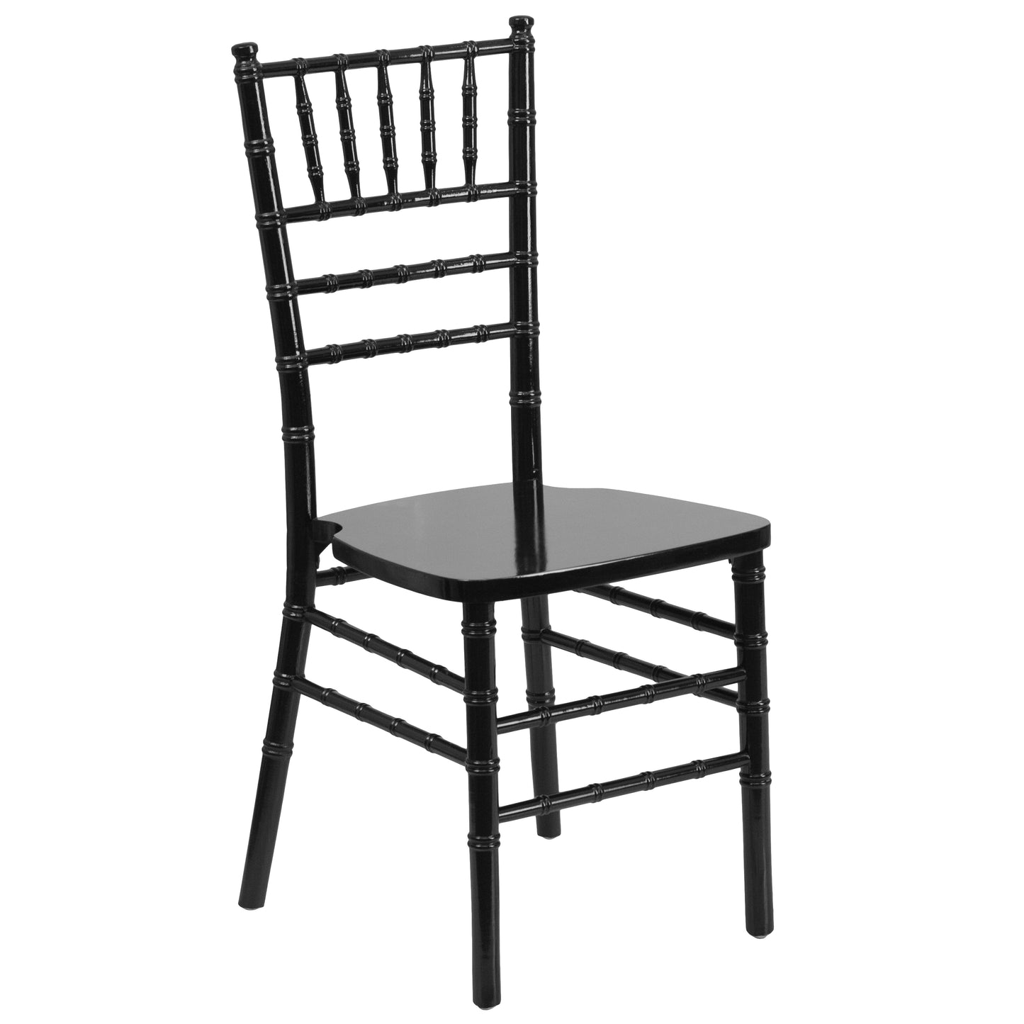 HERCULES Series Black Wood Chiavari Chair Black