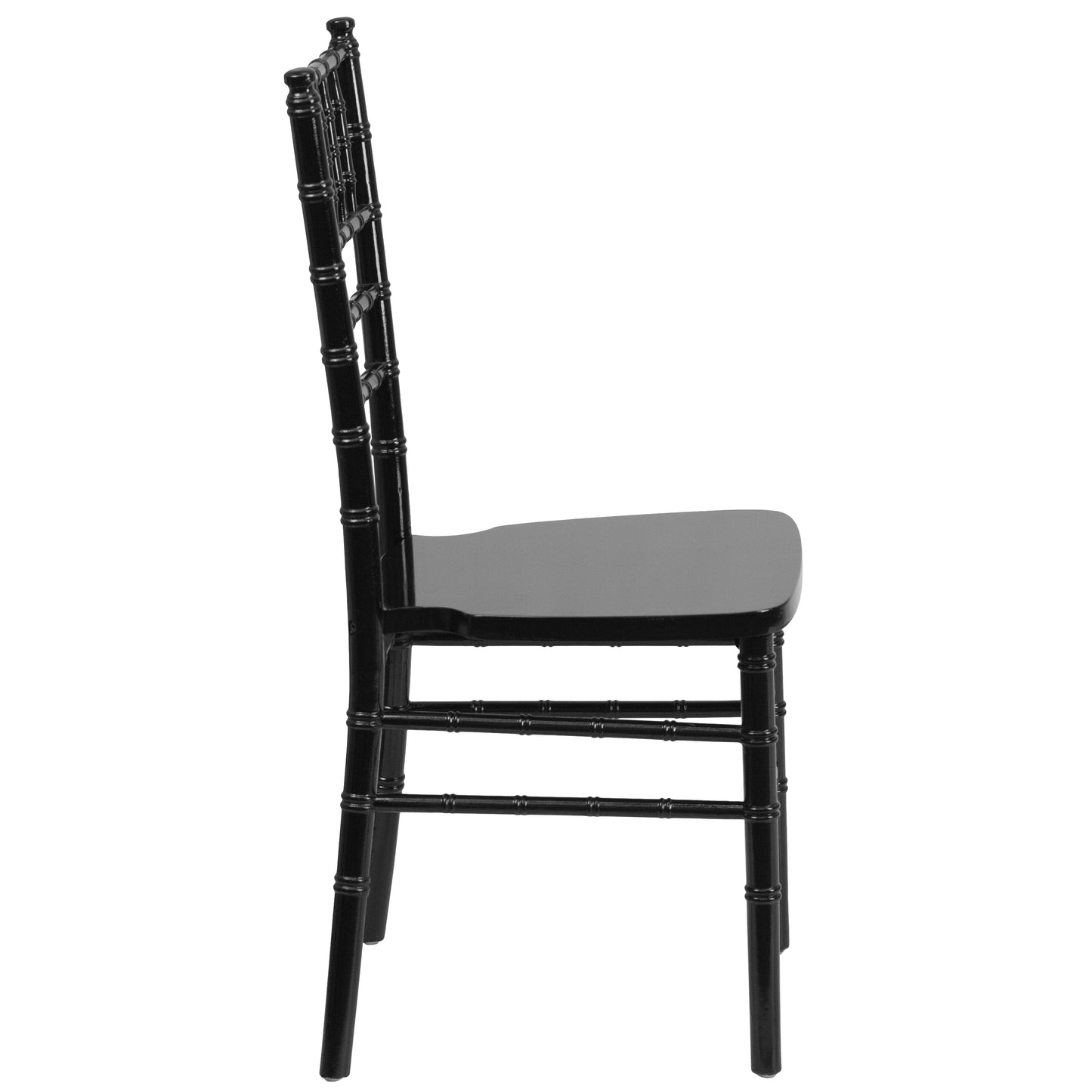HERCULES Series Black Wood Chiavari Chair Black