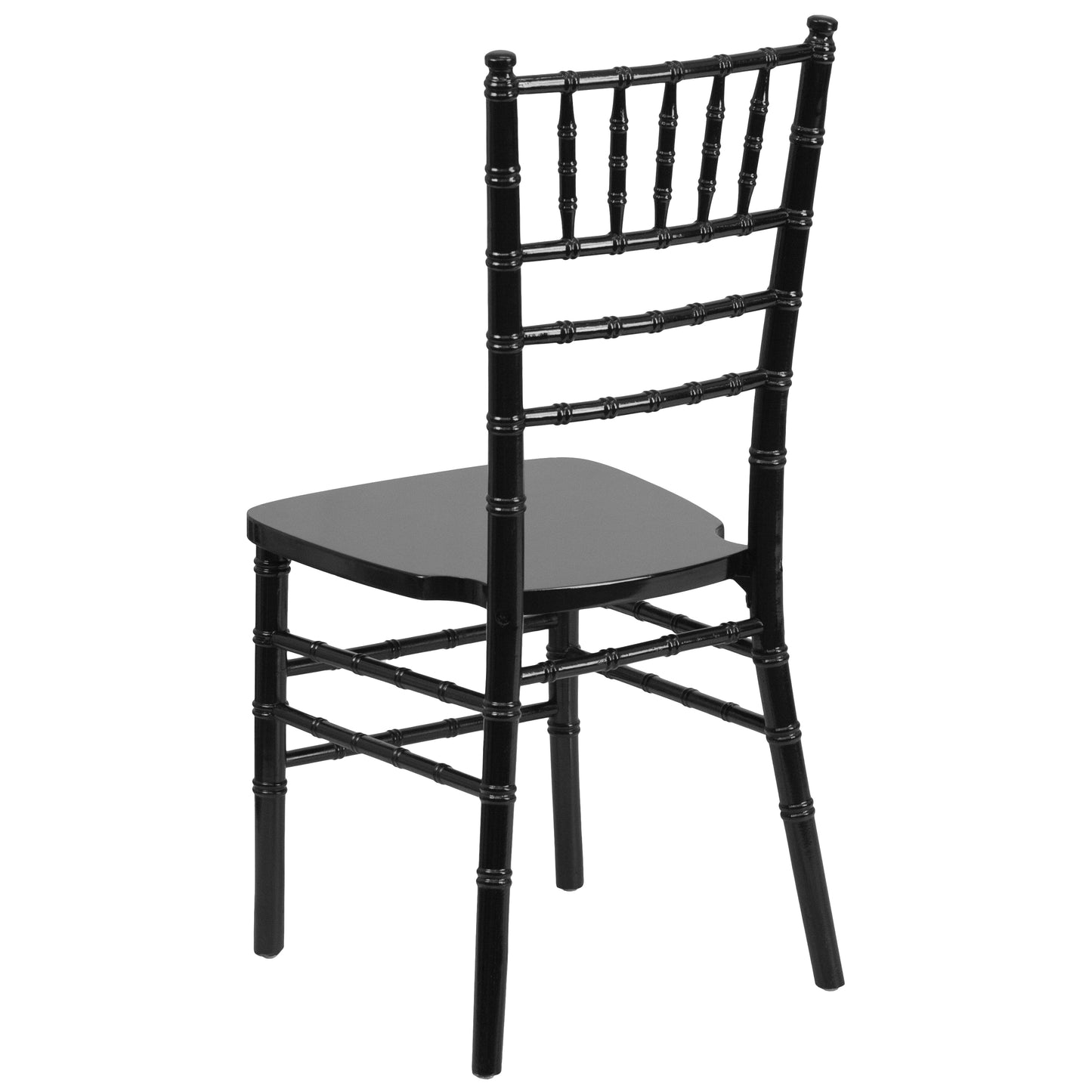 HERCULES Series Black Wood Chiavari Chair Black