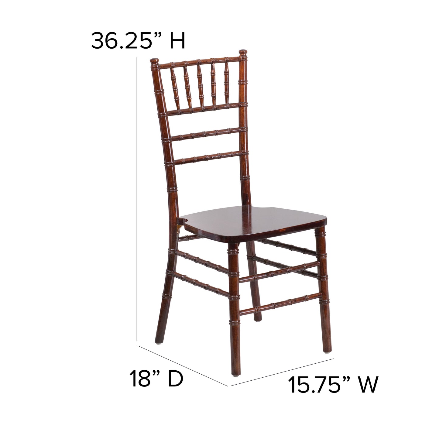 HERCULES Series Fruitwood Chiavari Chair Fruitwood
