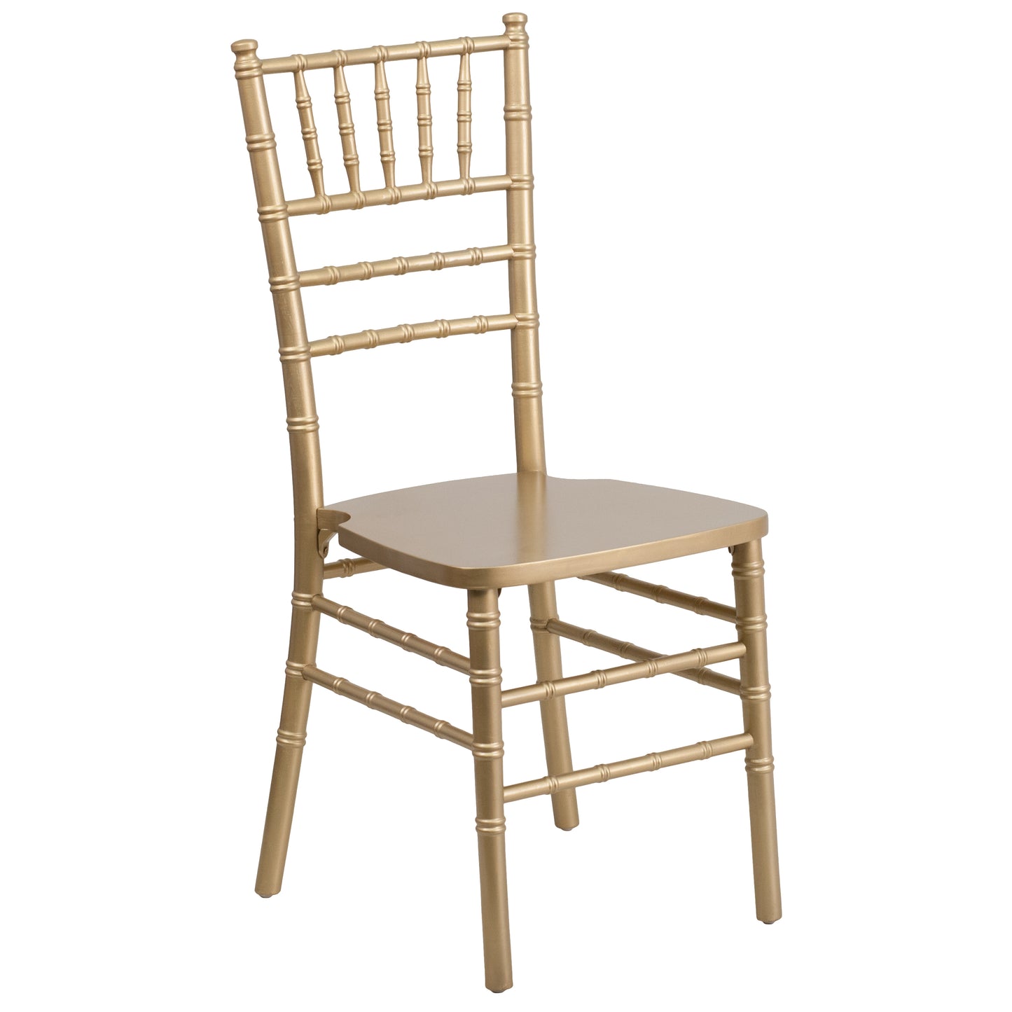 HERCULES Series Gold Wood Chiavari Chair Gold
