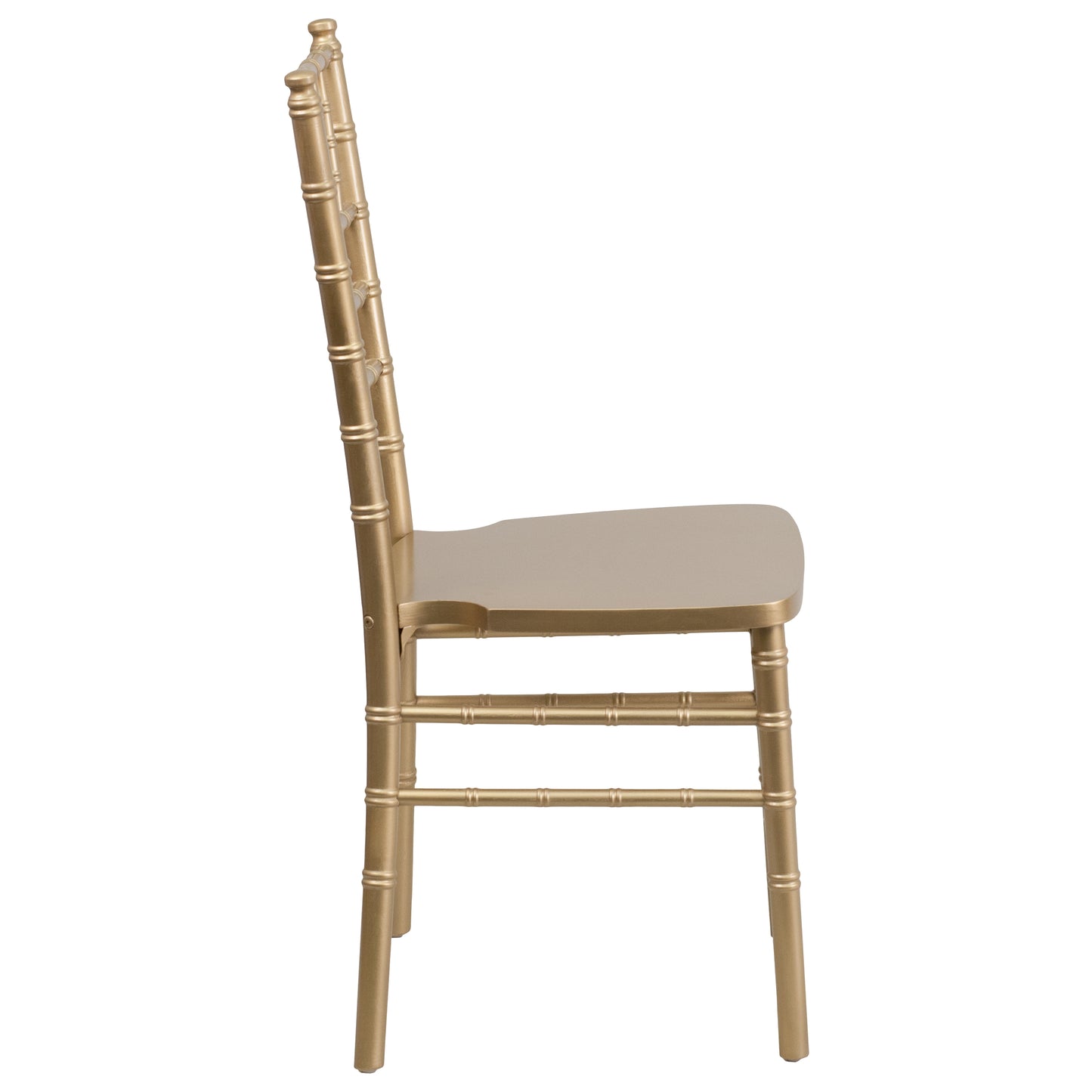 HERCULES Series Gold Wood Chiavari Chair Gold