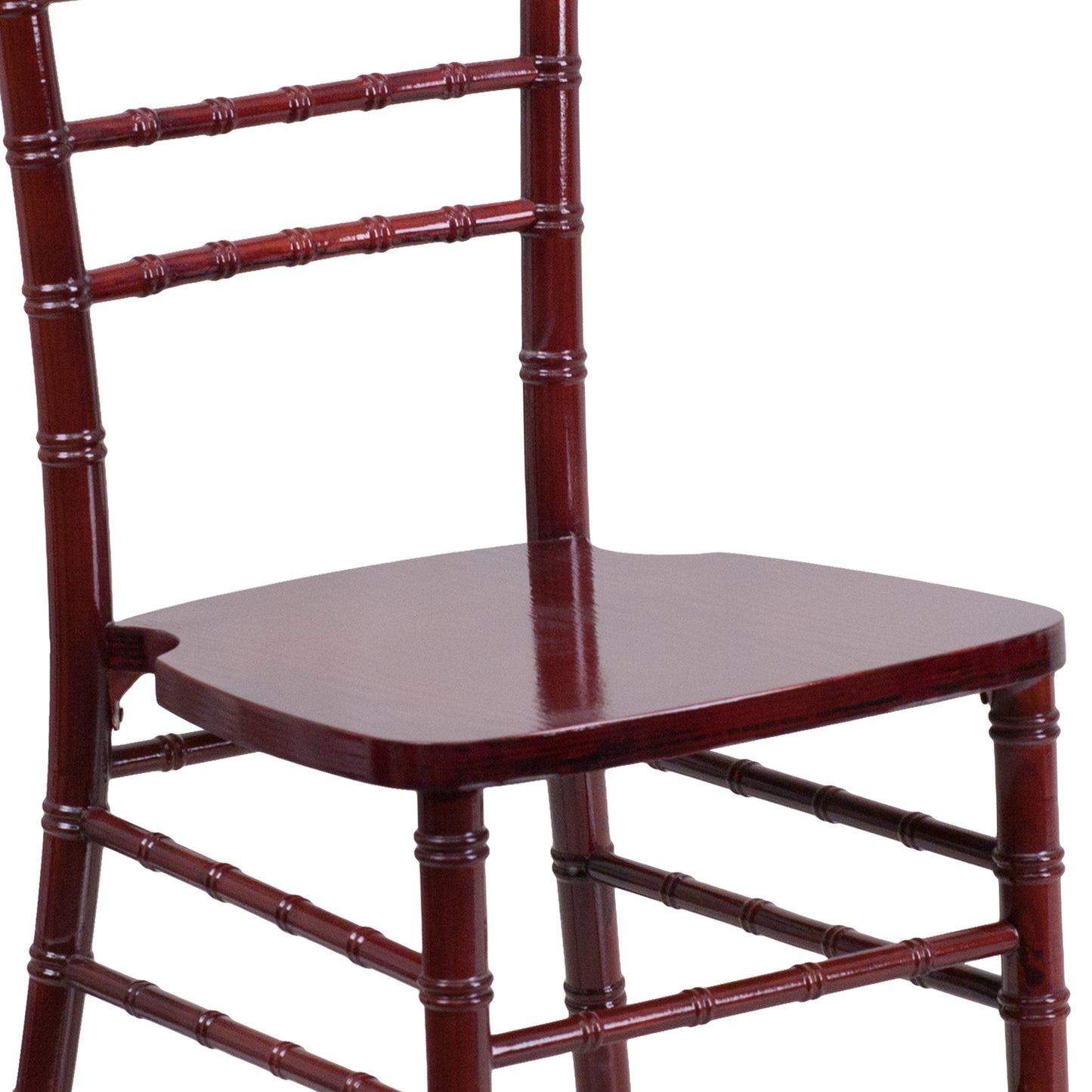 HERCULES Series Mahogany Wood Chiavari Chair Mahogany