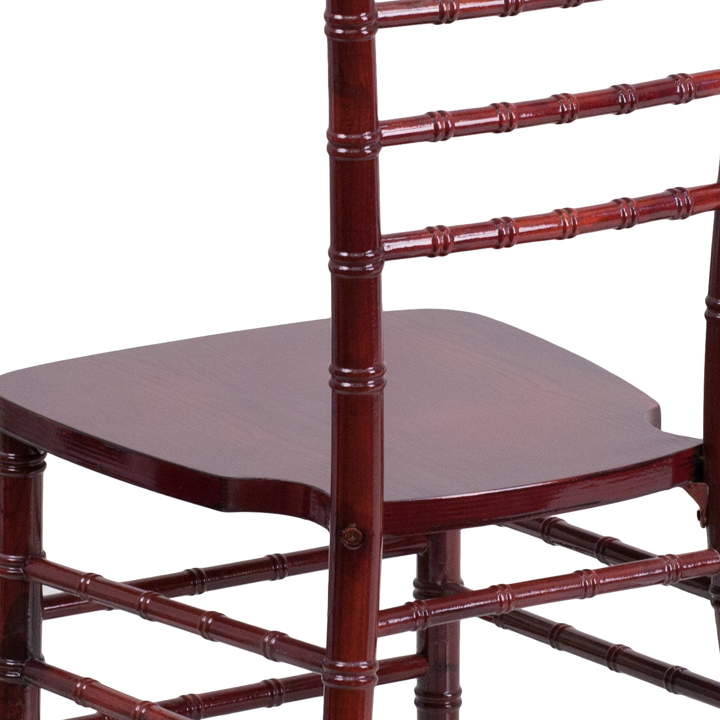 HERCULES Series Mahogany Wood Chiavari Chair Mahogany